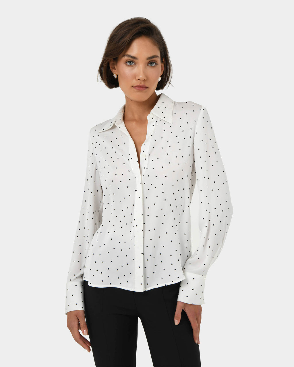 Lesly Polka Dot Blouse
