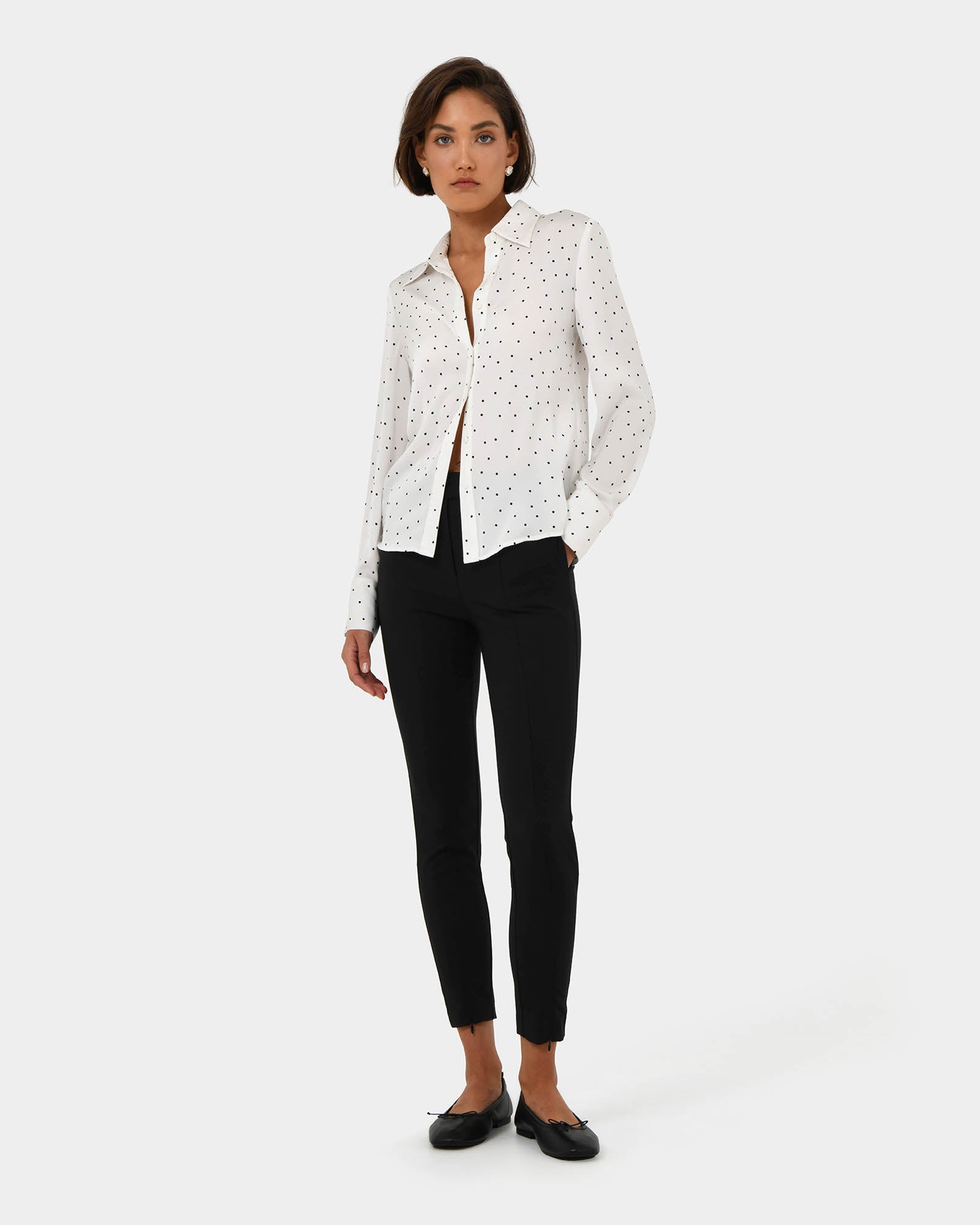 Lesly Polka Dot Blouse