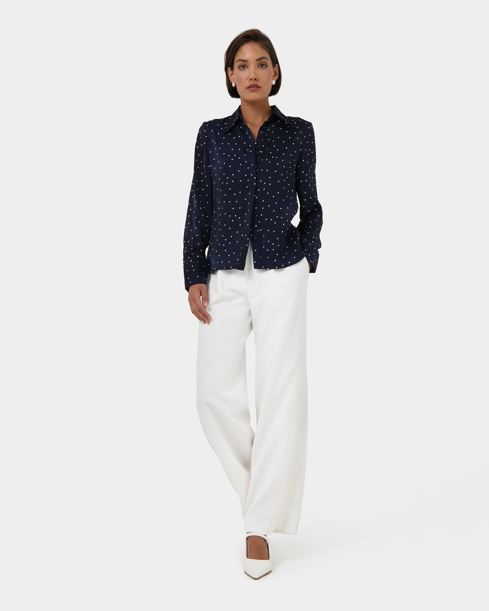 Lesly Polka Dot Blouse