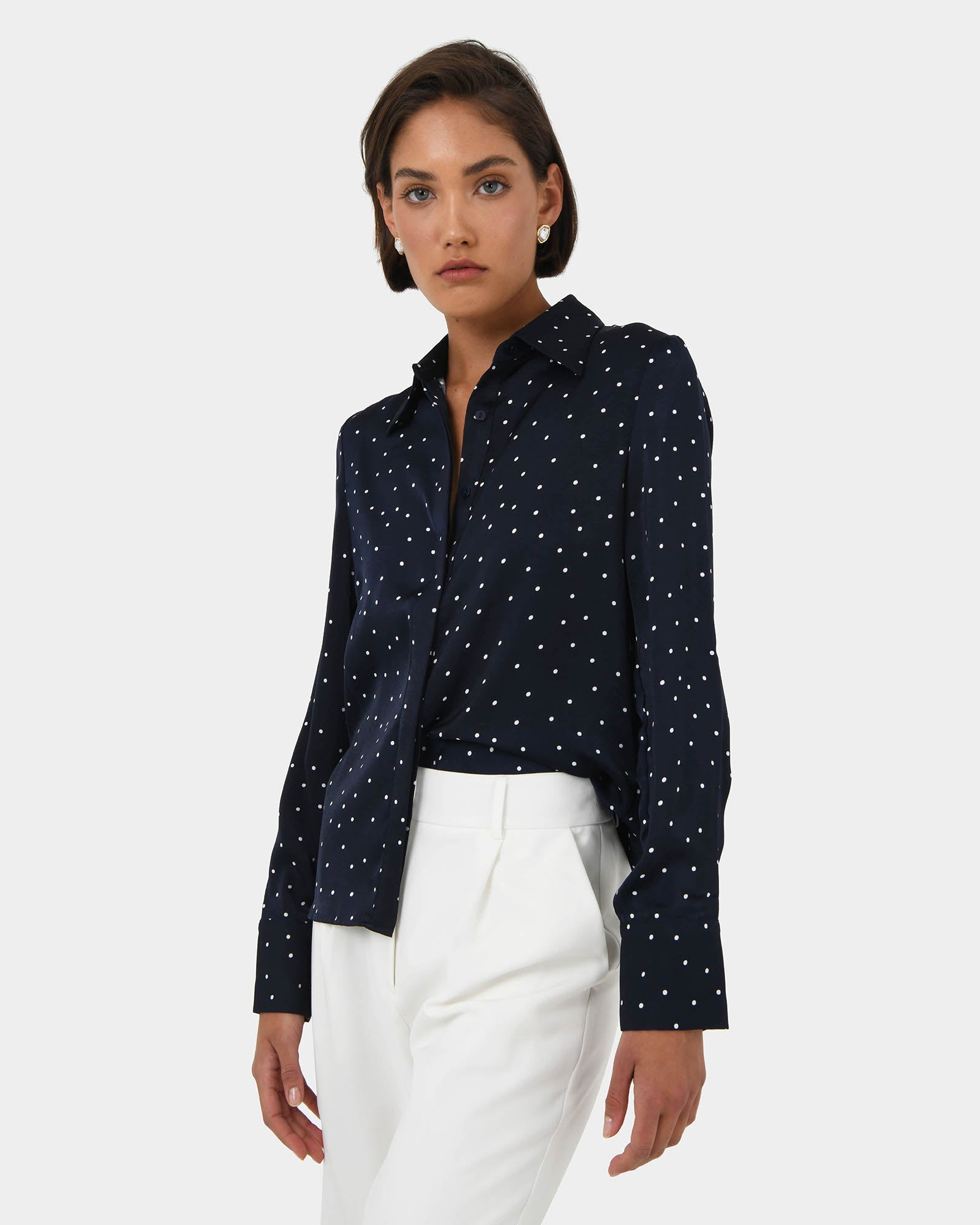 Lesly Polka Dot Blouse
