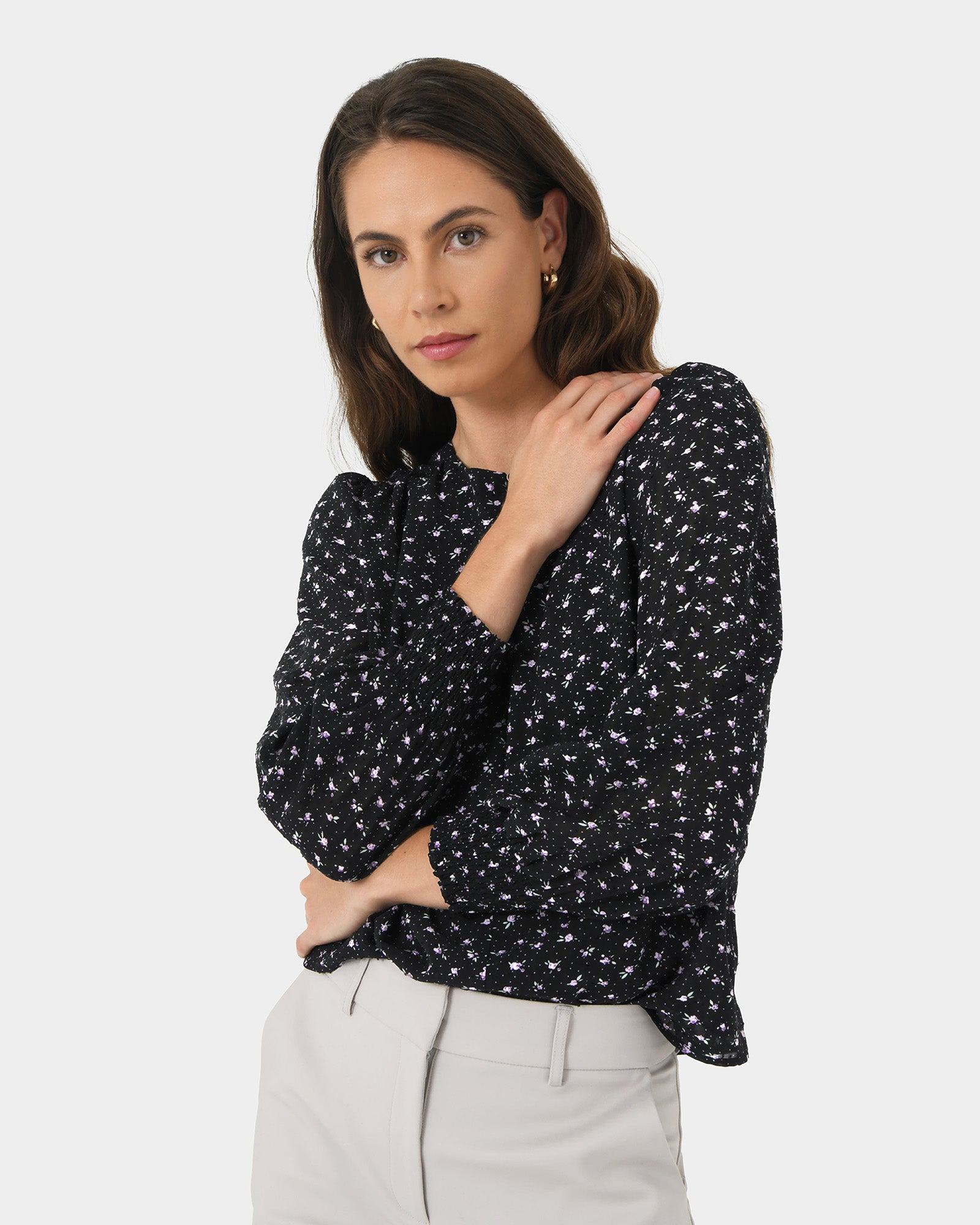 Jana Round Neck Blouse