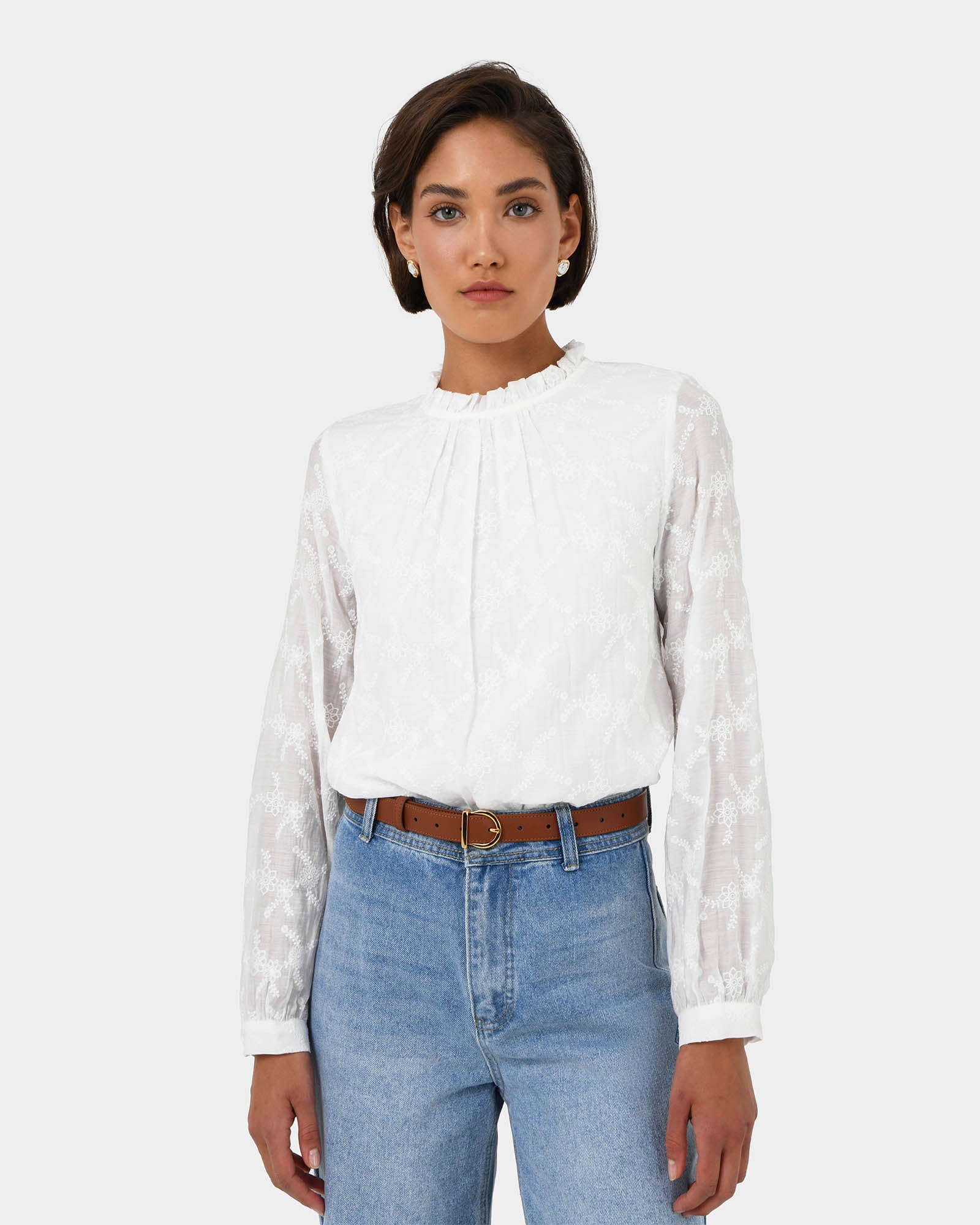 Khole Embroidery Blouse