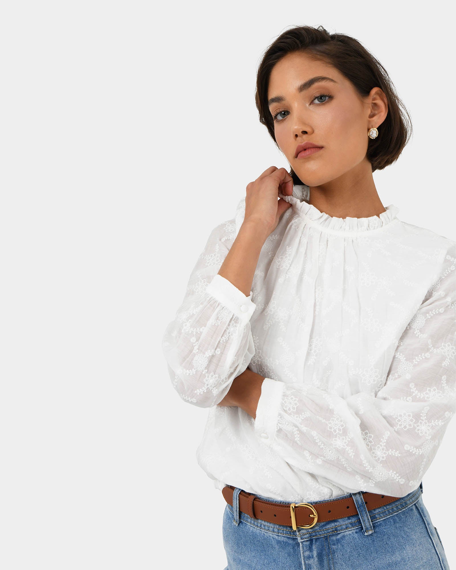 Khole Embroidery Blouse