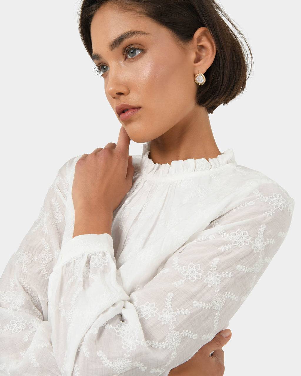 Khole Embroidery Blouse