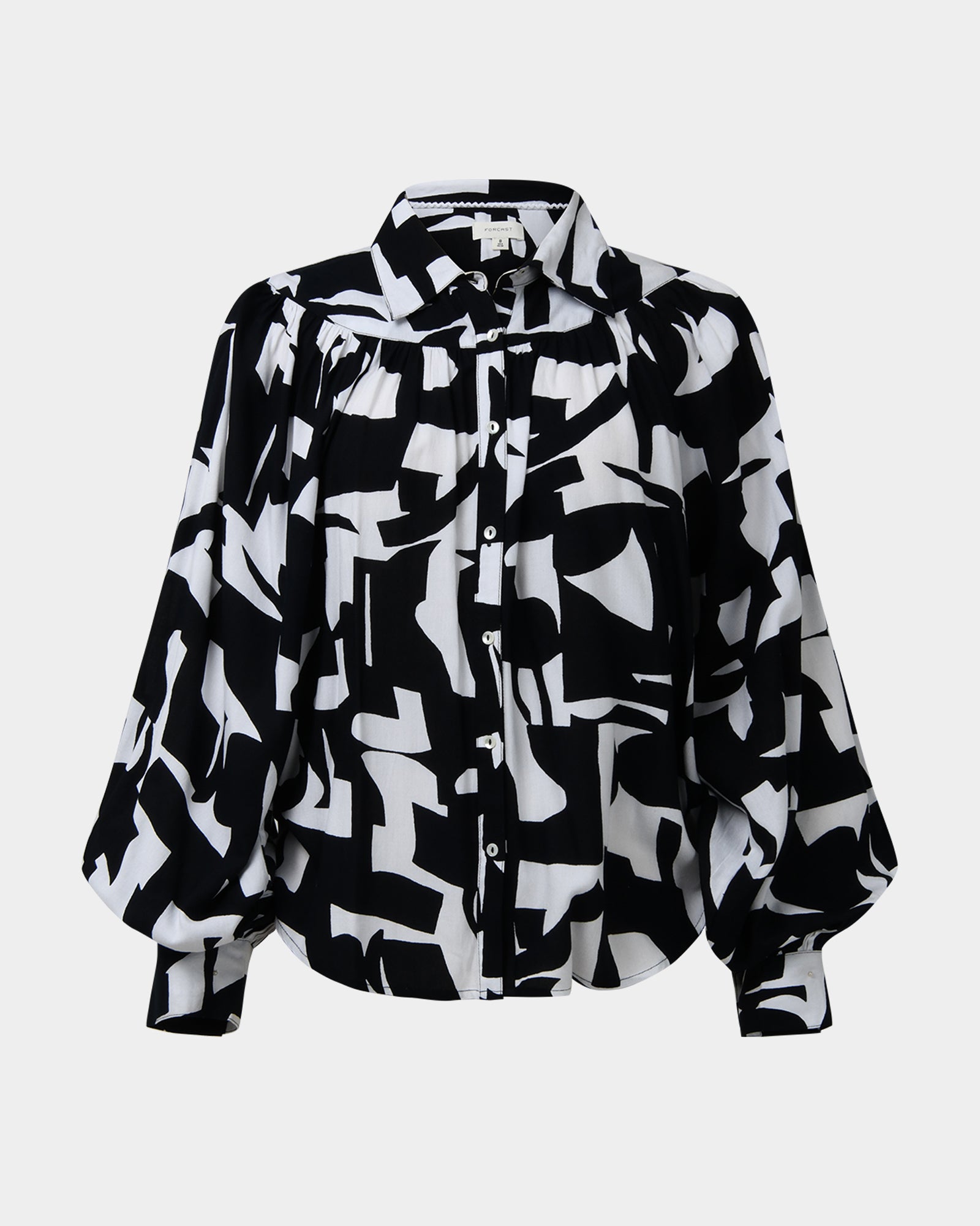 Anella Monochrome Print Blouse