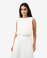 Kenya Rouched Linen Top