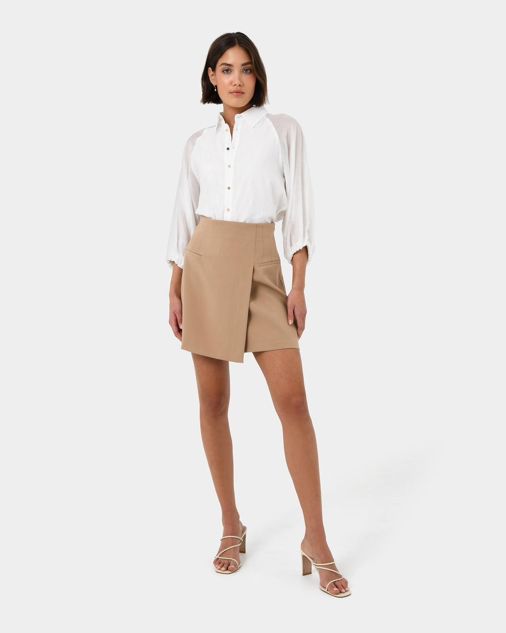 Giulia Gold Button Blouse