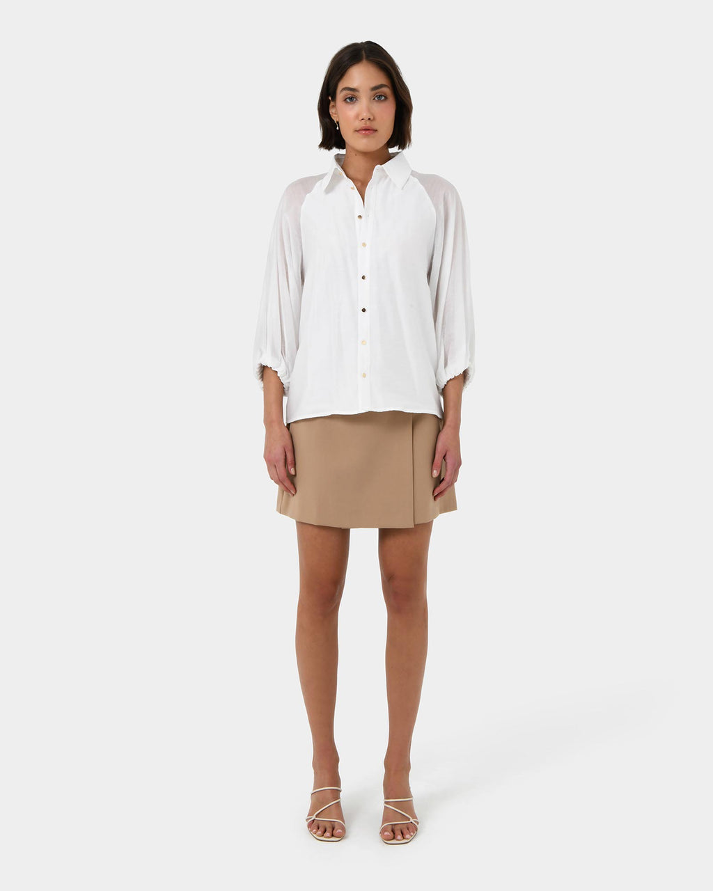 Giulia Gold Button Blouse