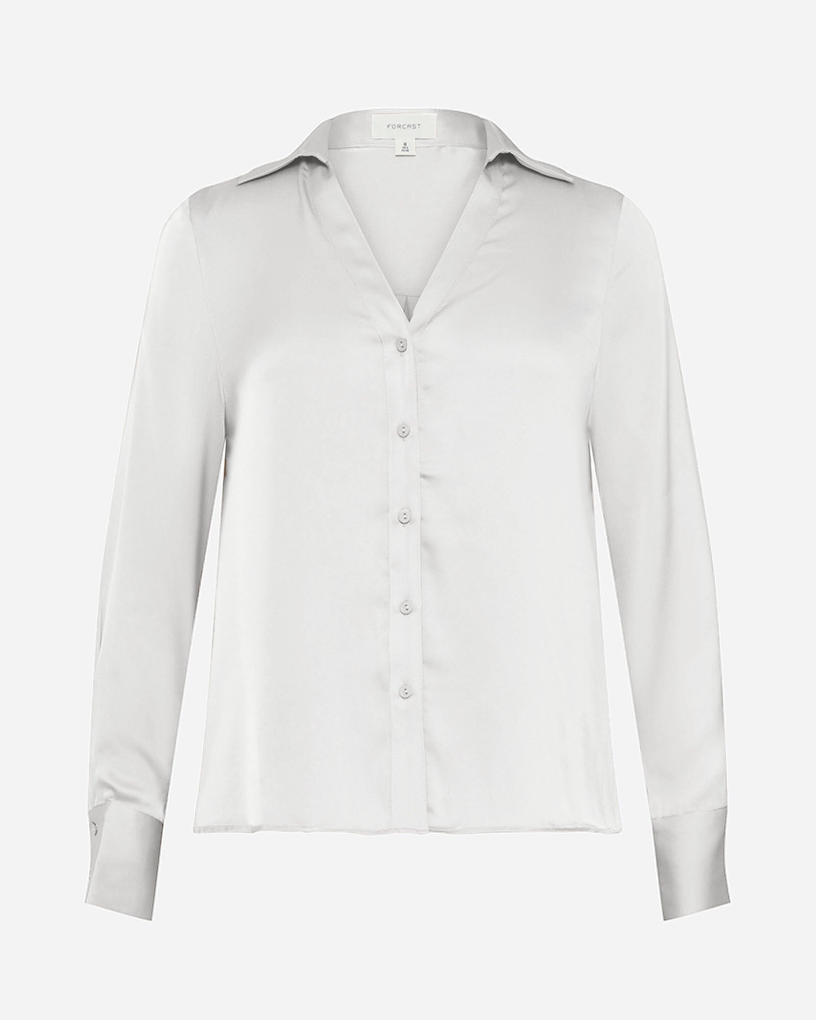 Lila V-Neck Satin Blouse
