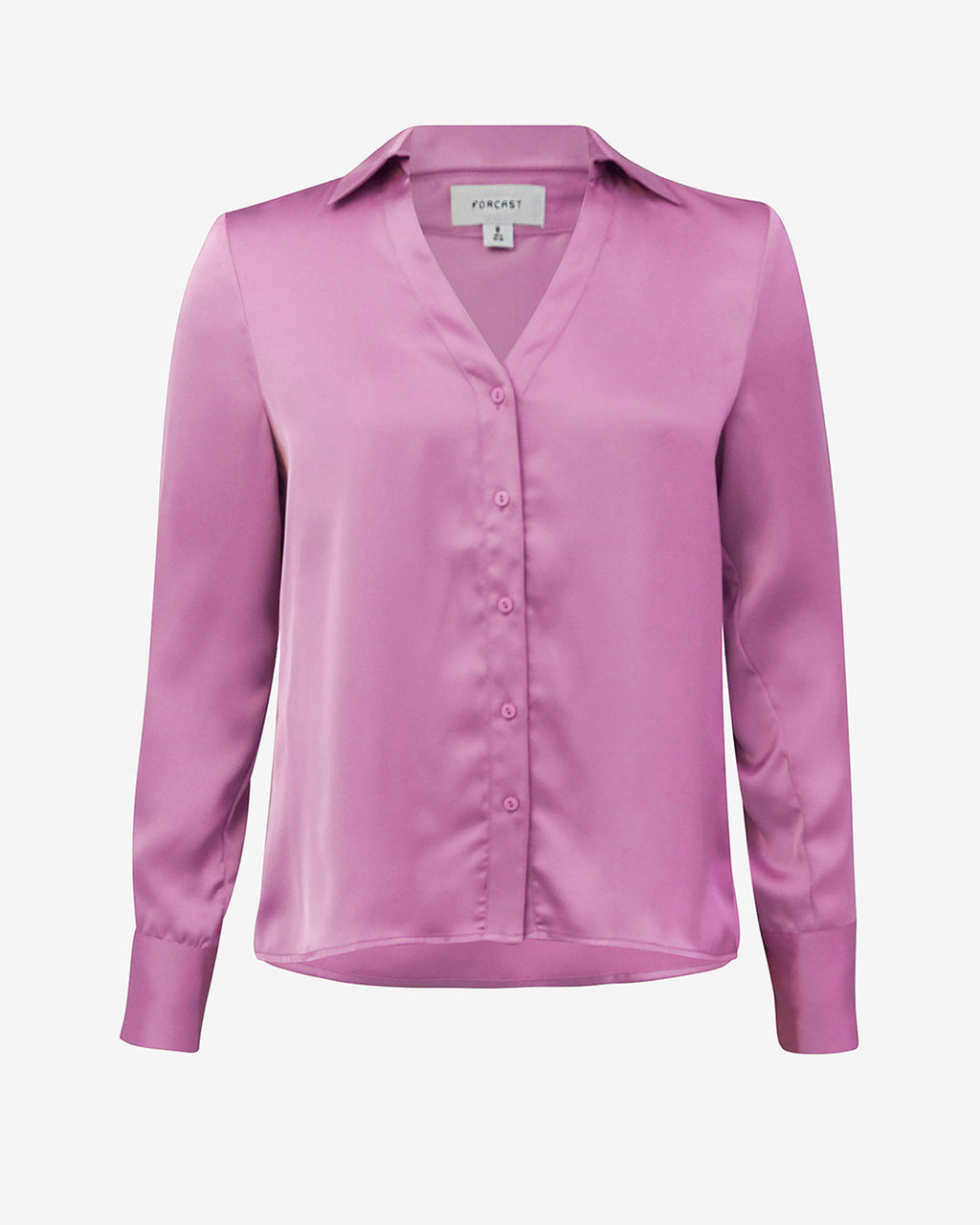Lila V-Neck Satin Blouse