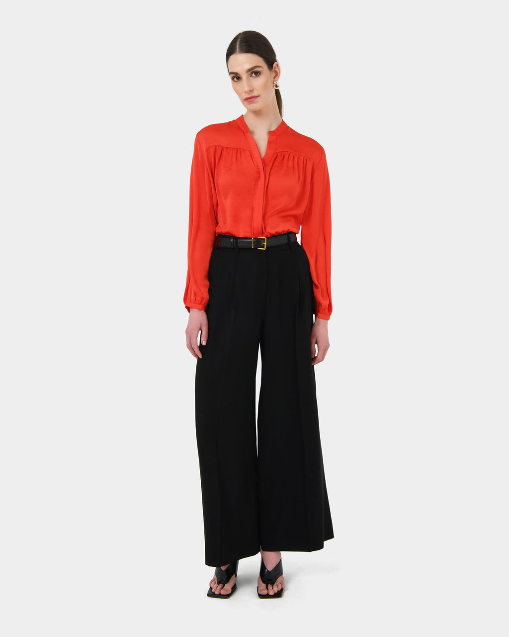 Claire V-neck Blouse