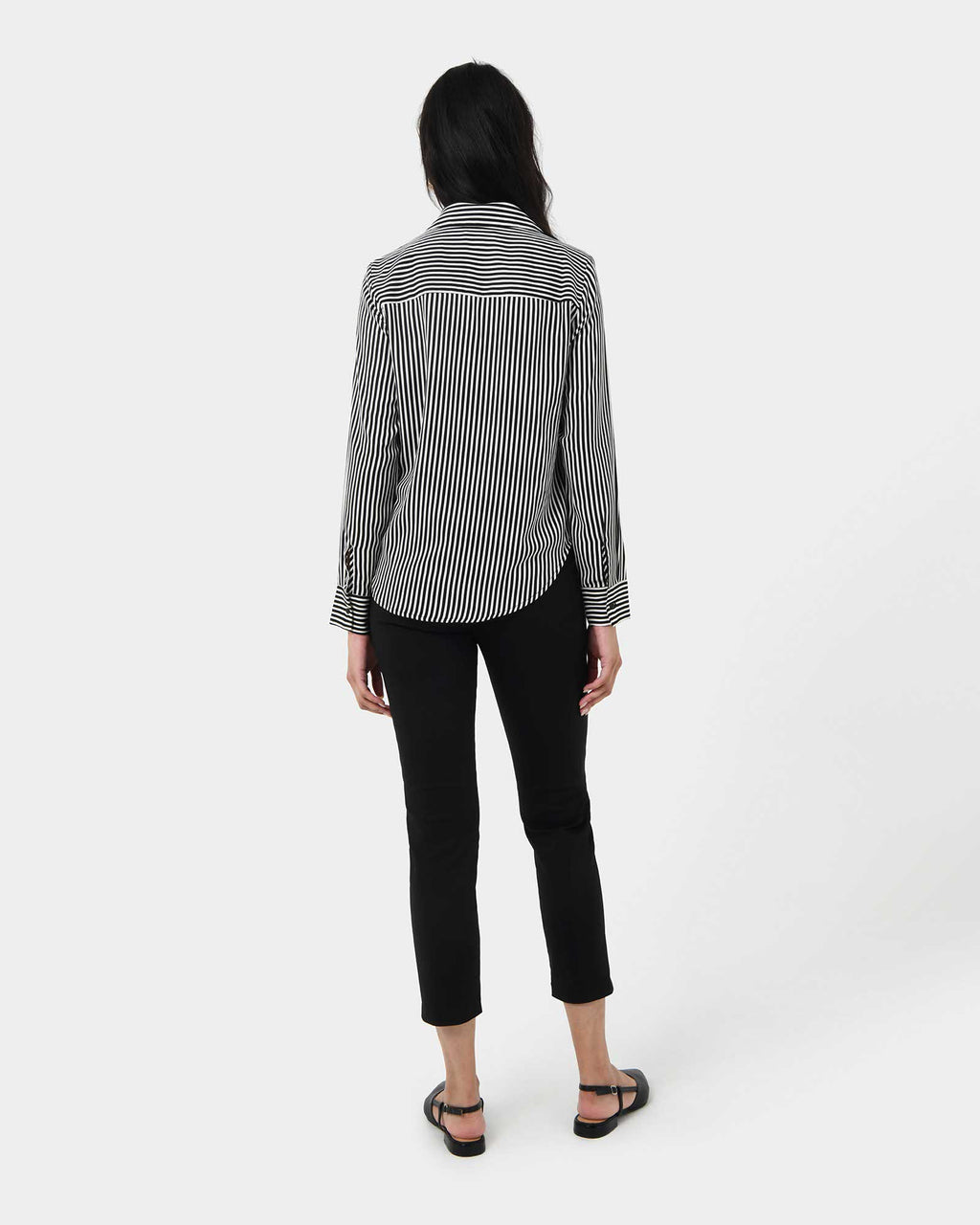 Wanda Stripe Satin Shirt