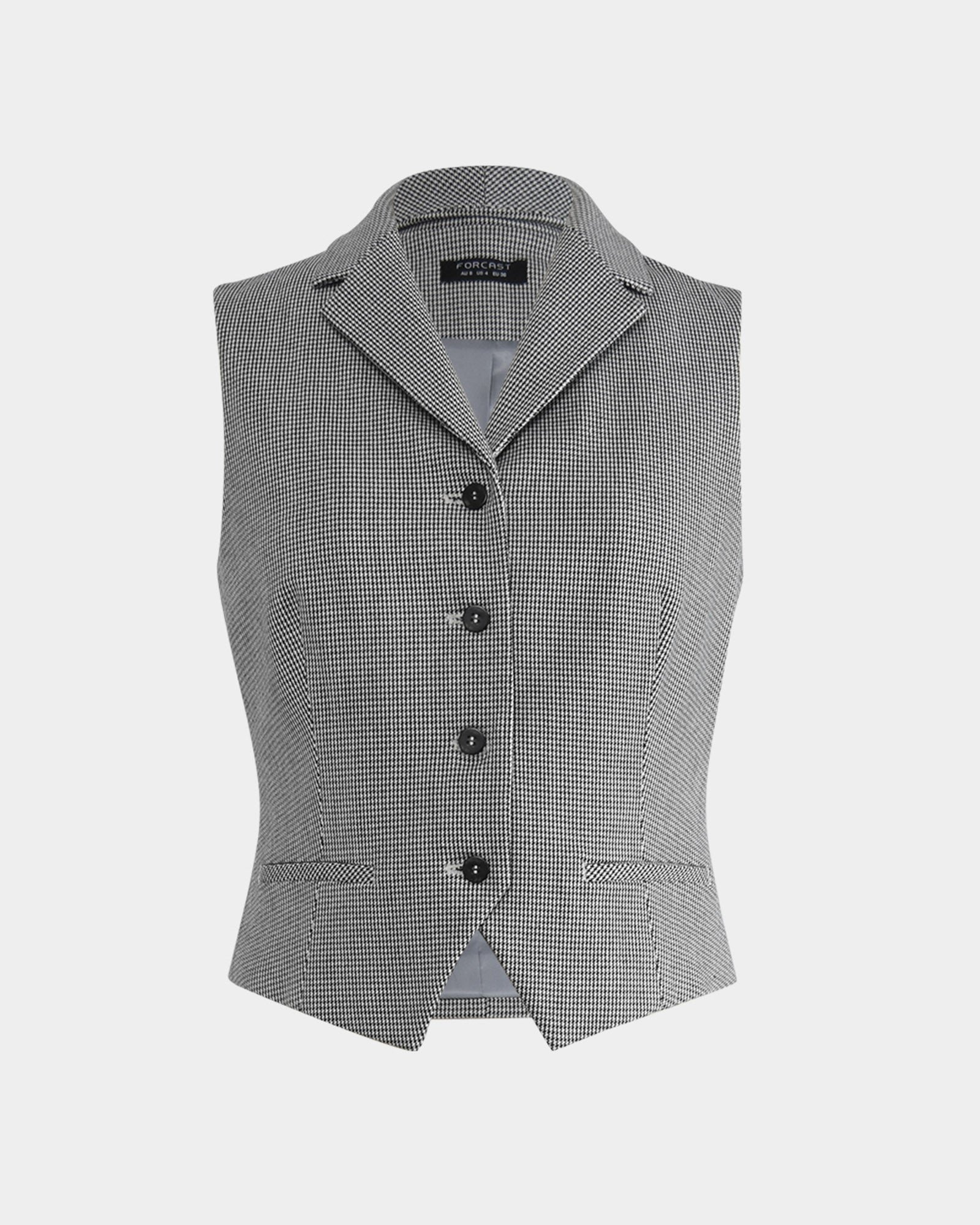 Rein Houndstooth Tailored Vest