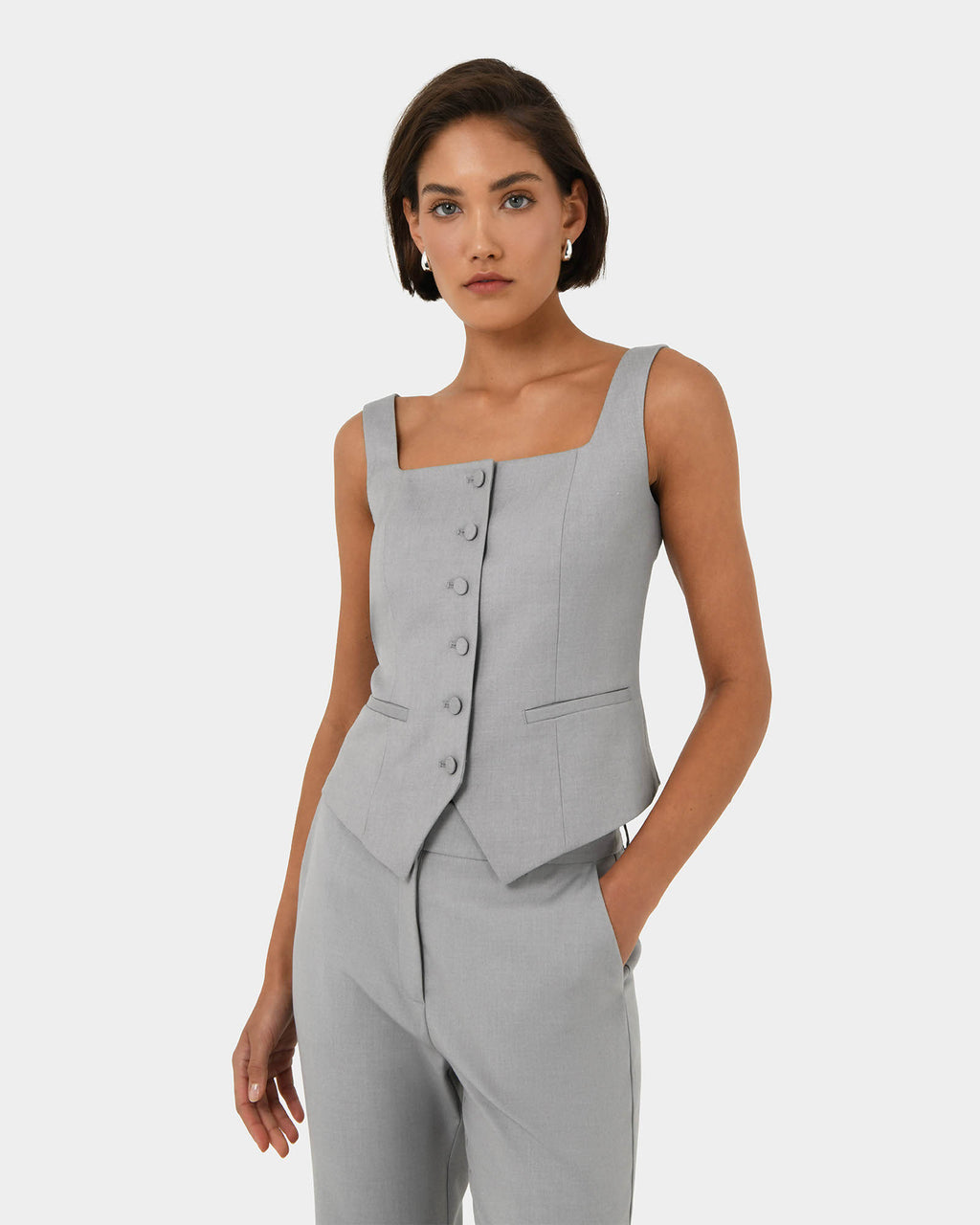 Chloe Square Neck Vest