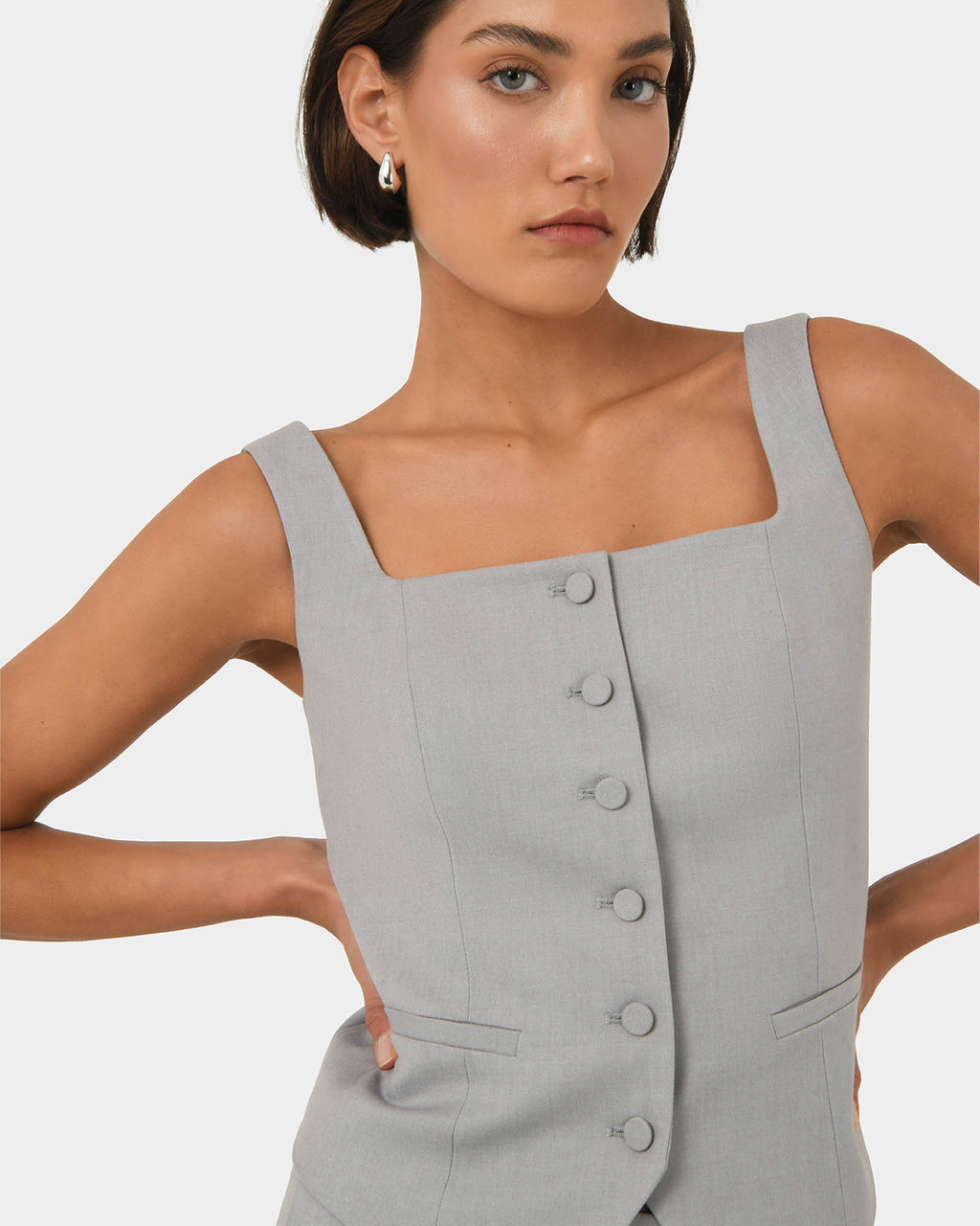 Chloe Square Neck Vest