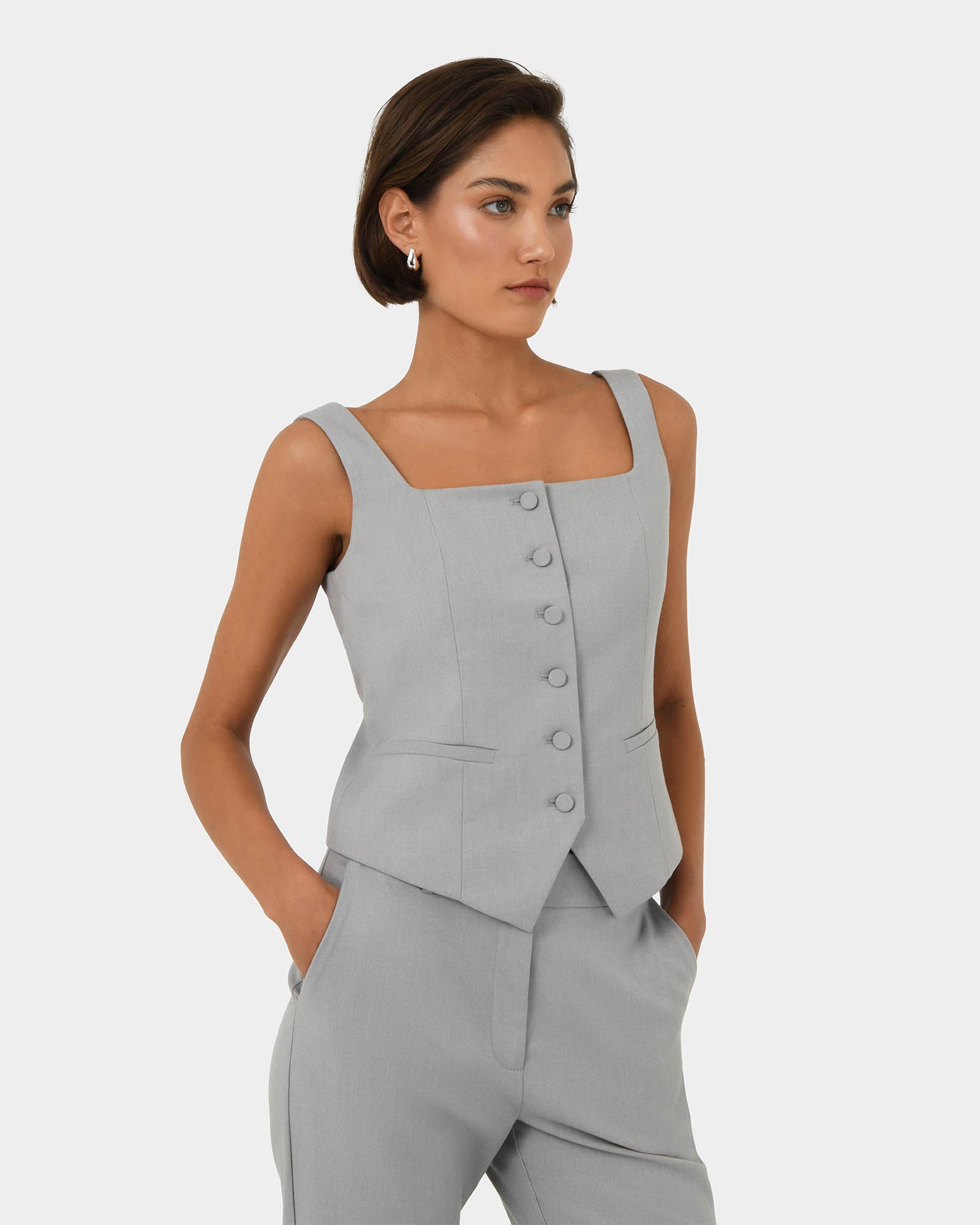 Chloe Square Neck Vest
