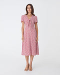 Tara Floral Button Midi Dress