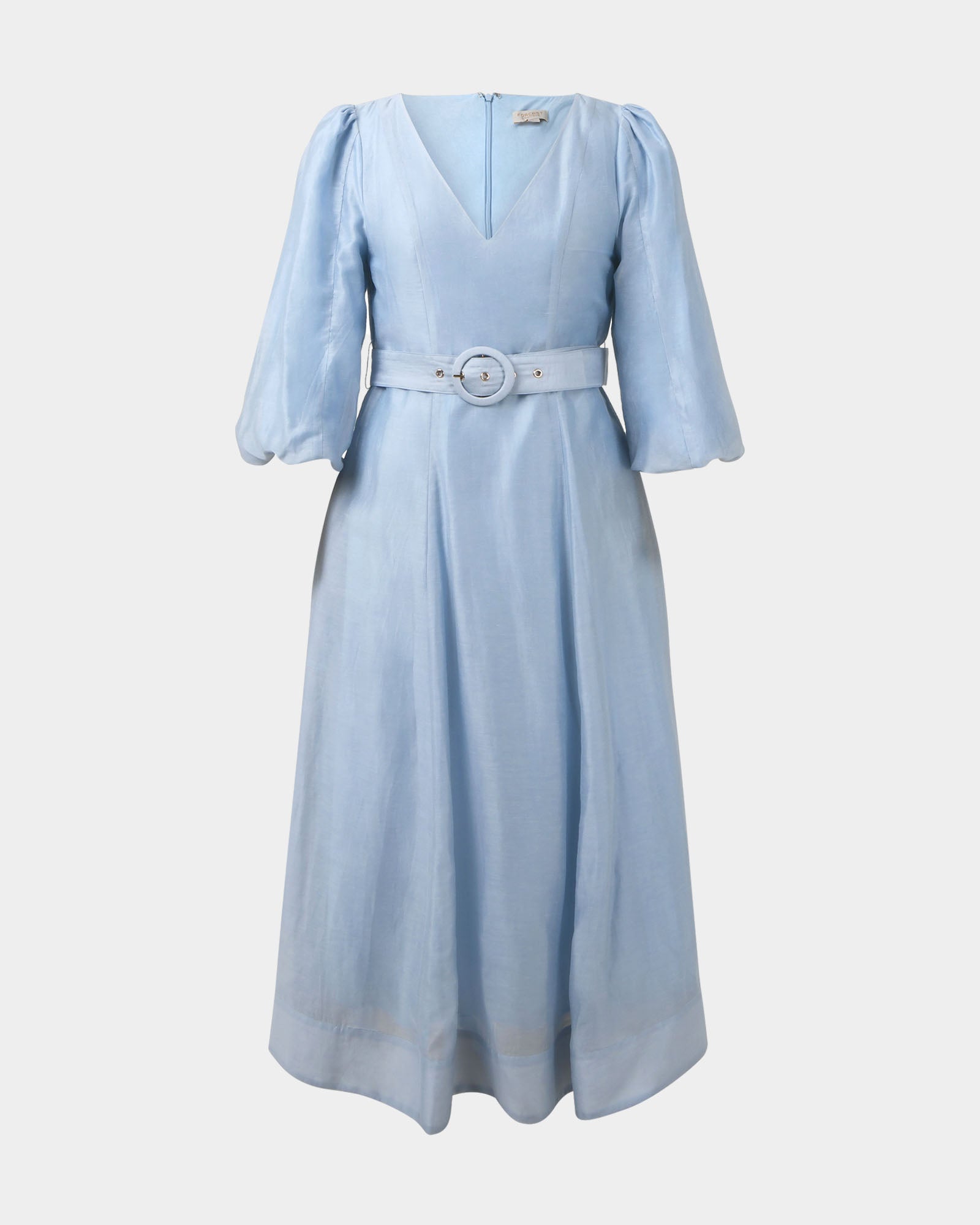 Marlie Puff Sleeve Midi Dress