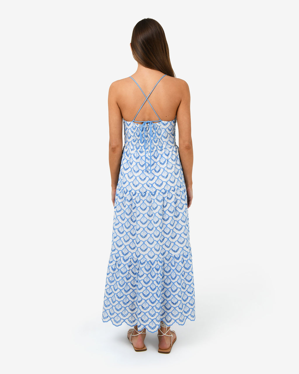 Kela Embroidery Maxi Dress
