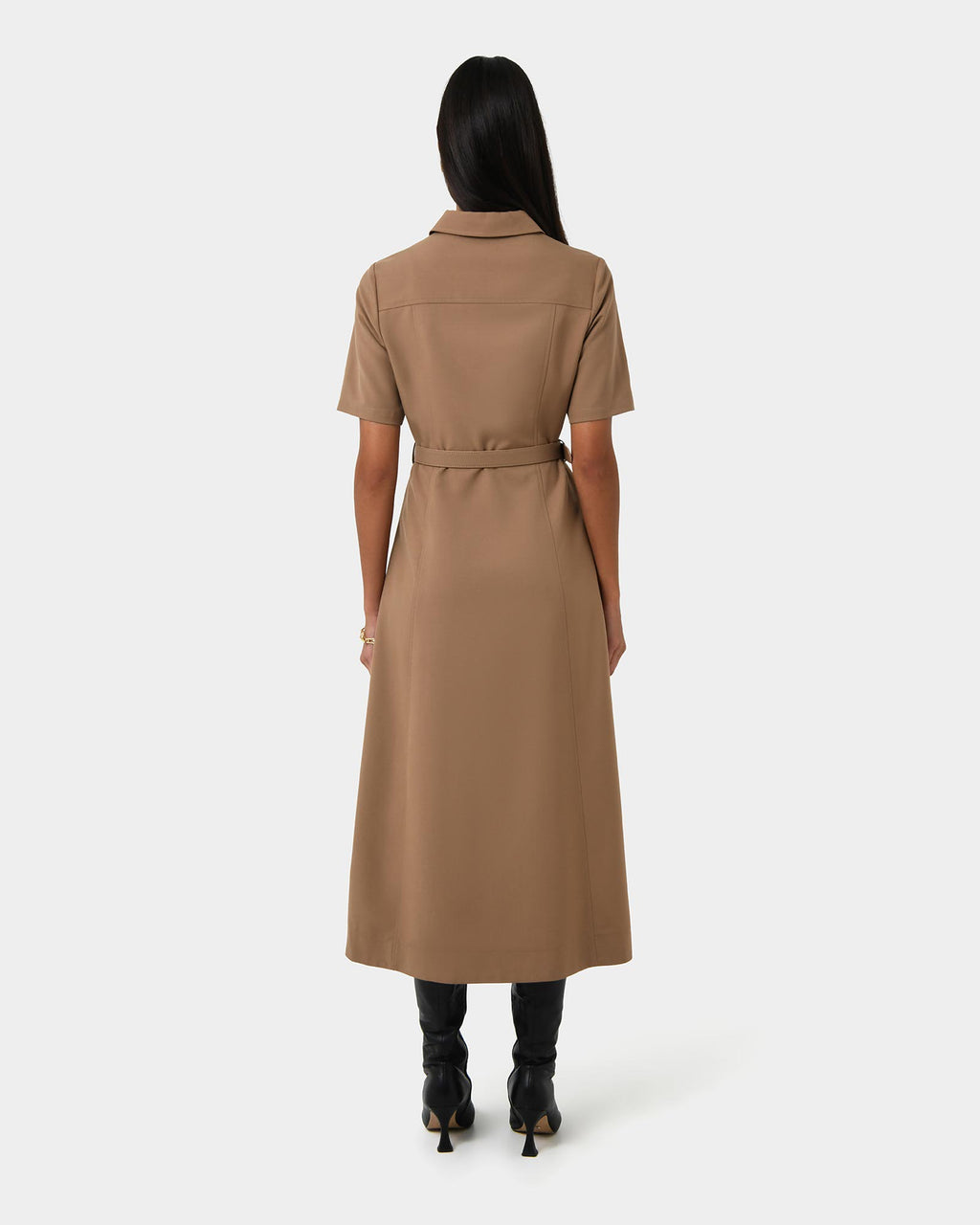 Amera Belted Utility Dress