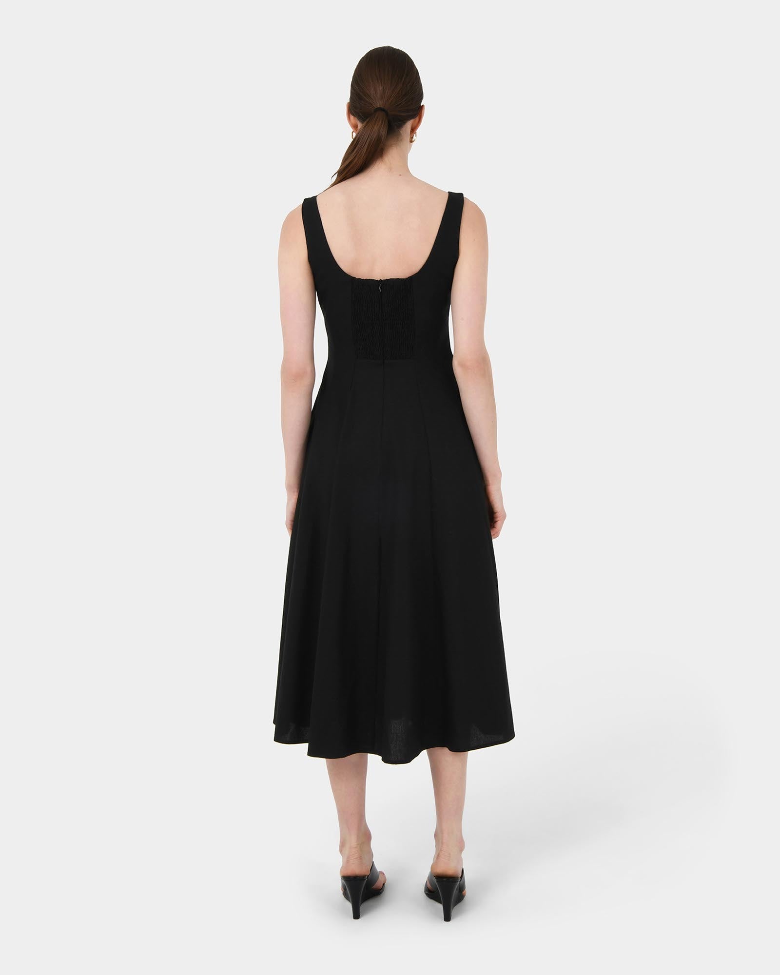 Saira 2 Linen A-Line Dress