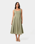Saira 2 Linen A-Line Dress