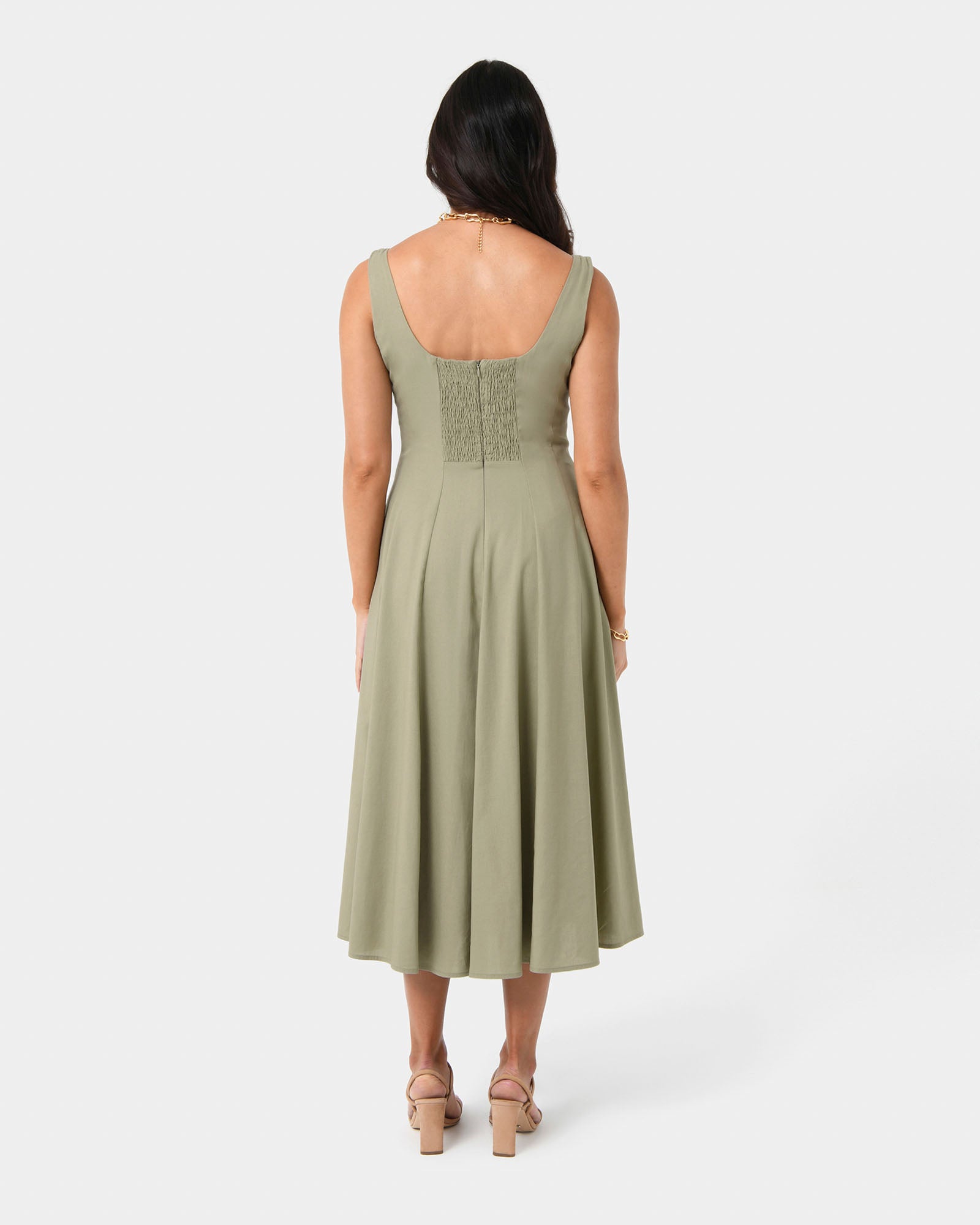 Saira 2 Linen A-Line Dress