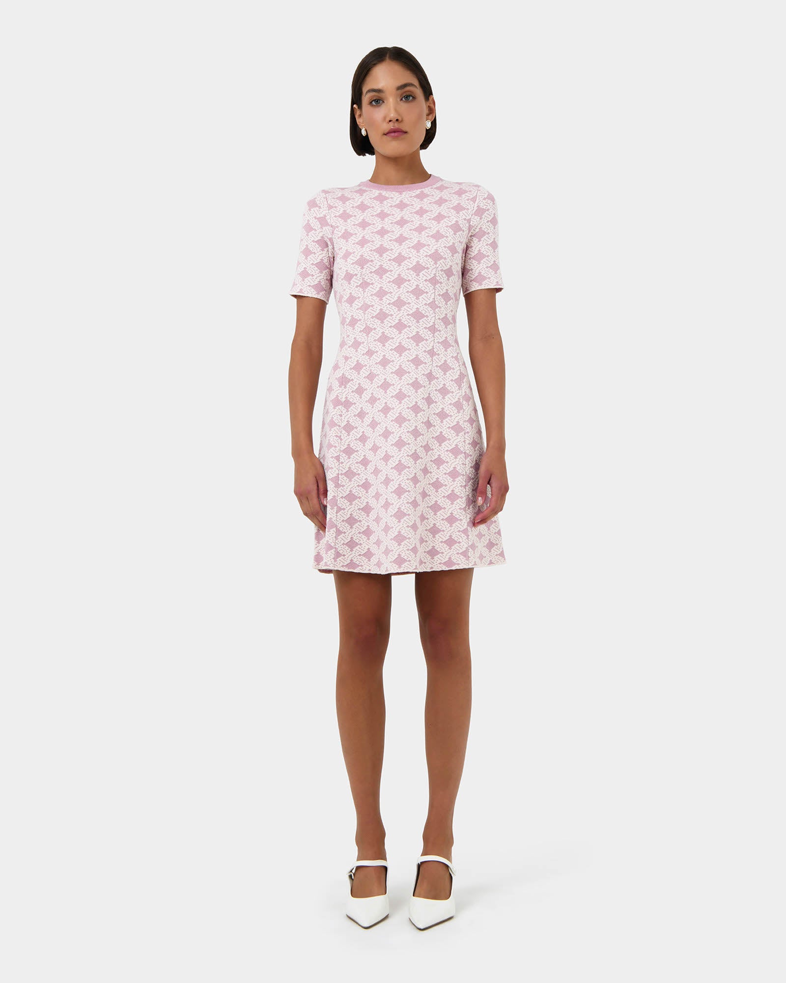 Thea Jacquard Knit Dress