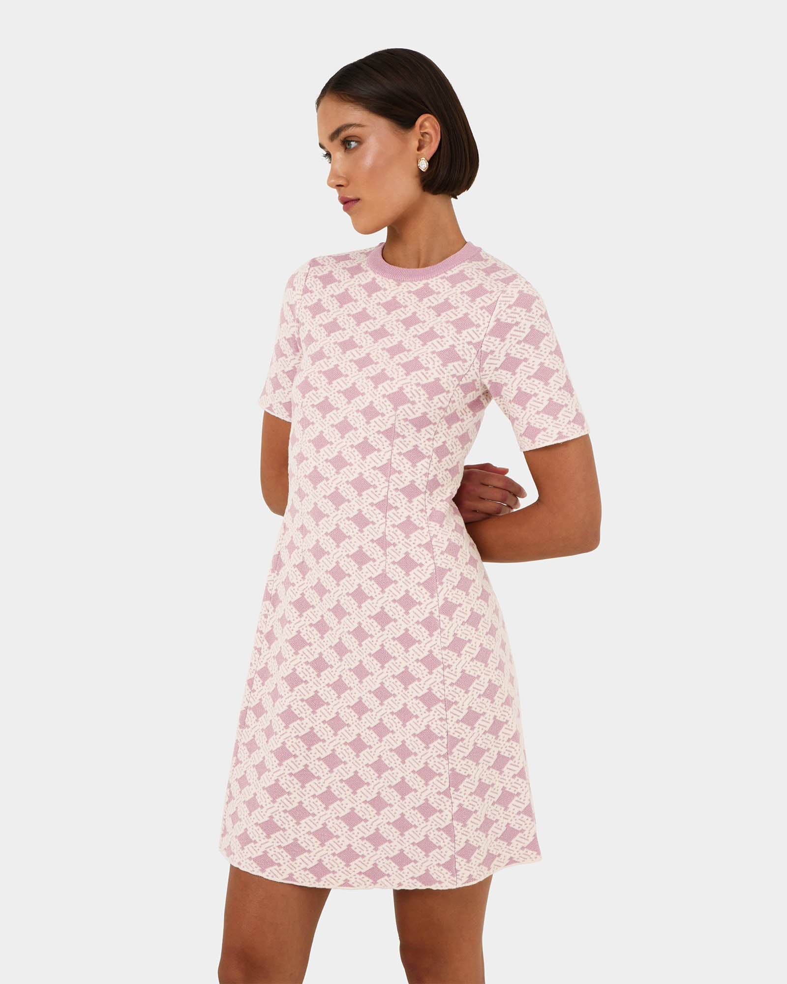 Thea Jacquard Knit Dress