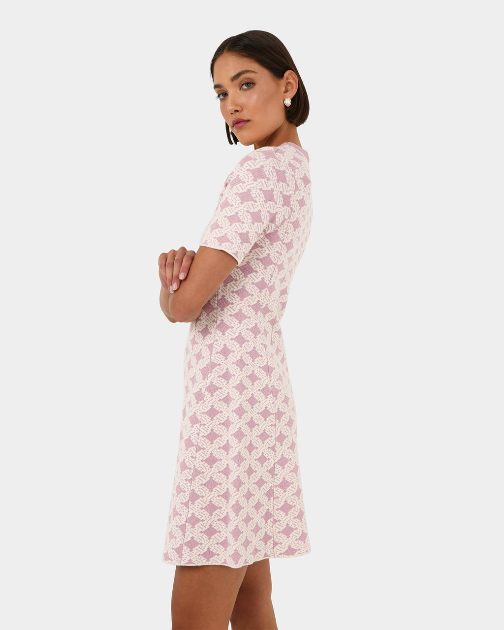 Thea Jacquard Knit Dress