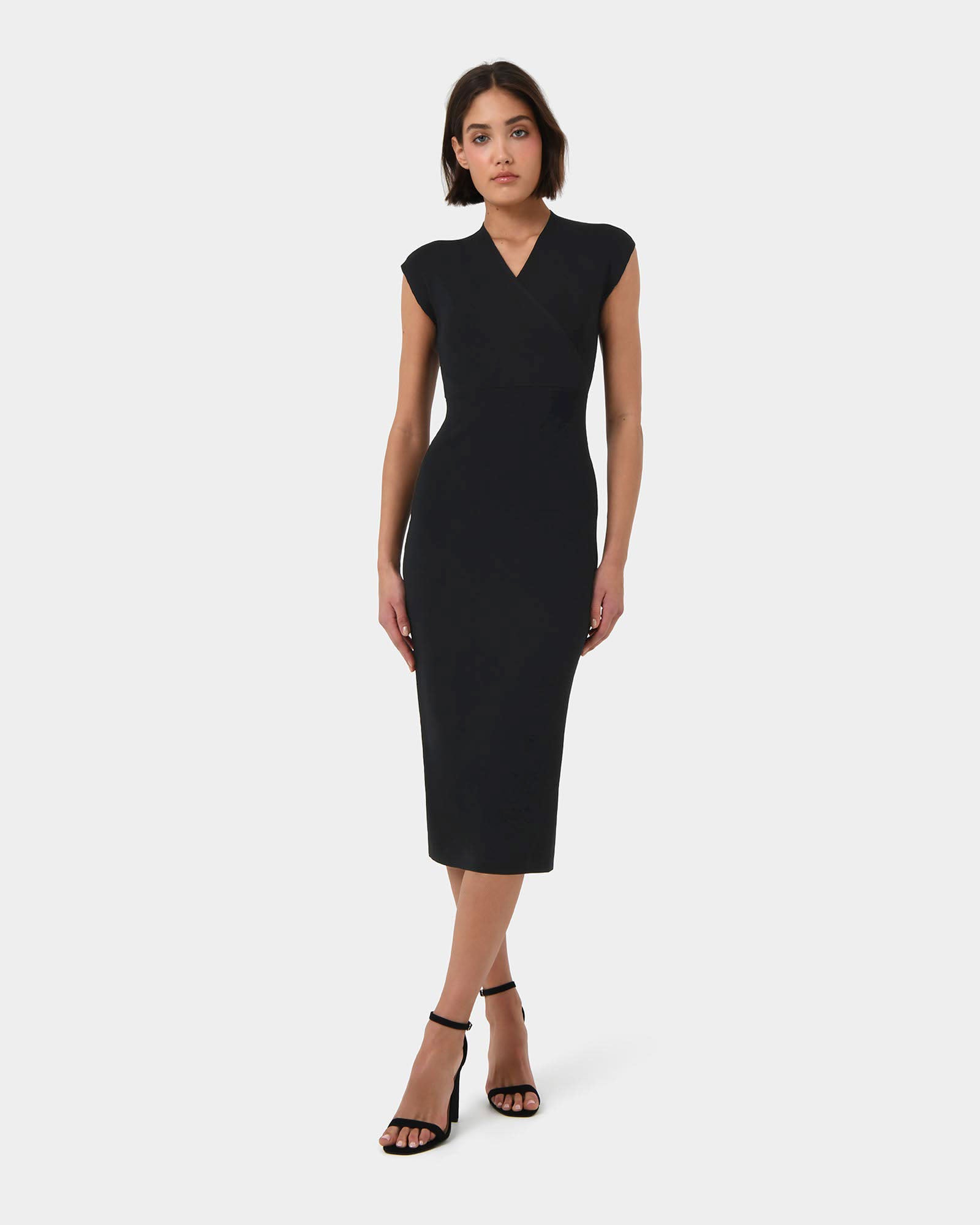 Ani Cross Over Knit Dress