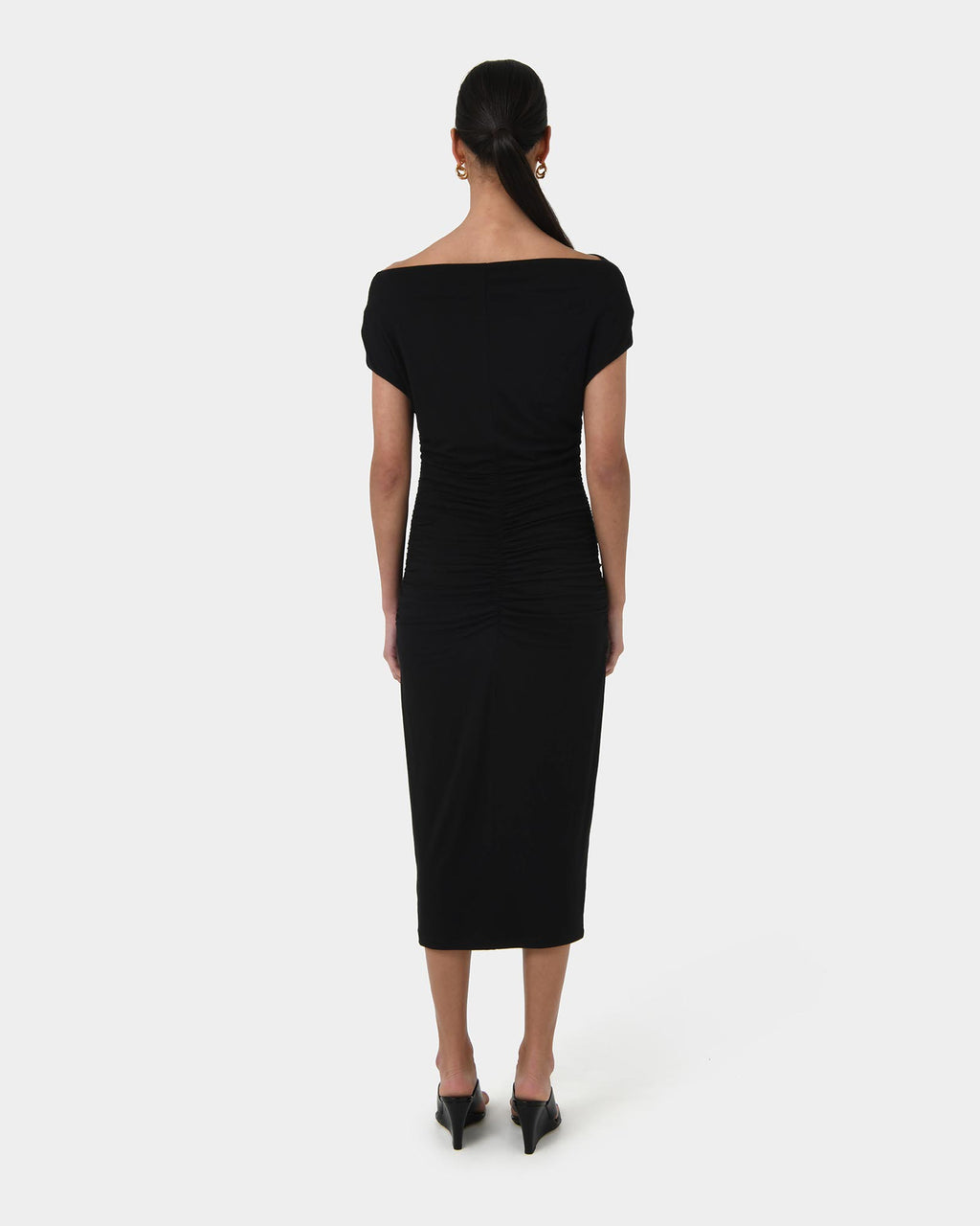Mia Ruched Jersey Dress