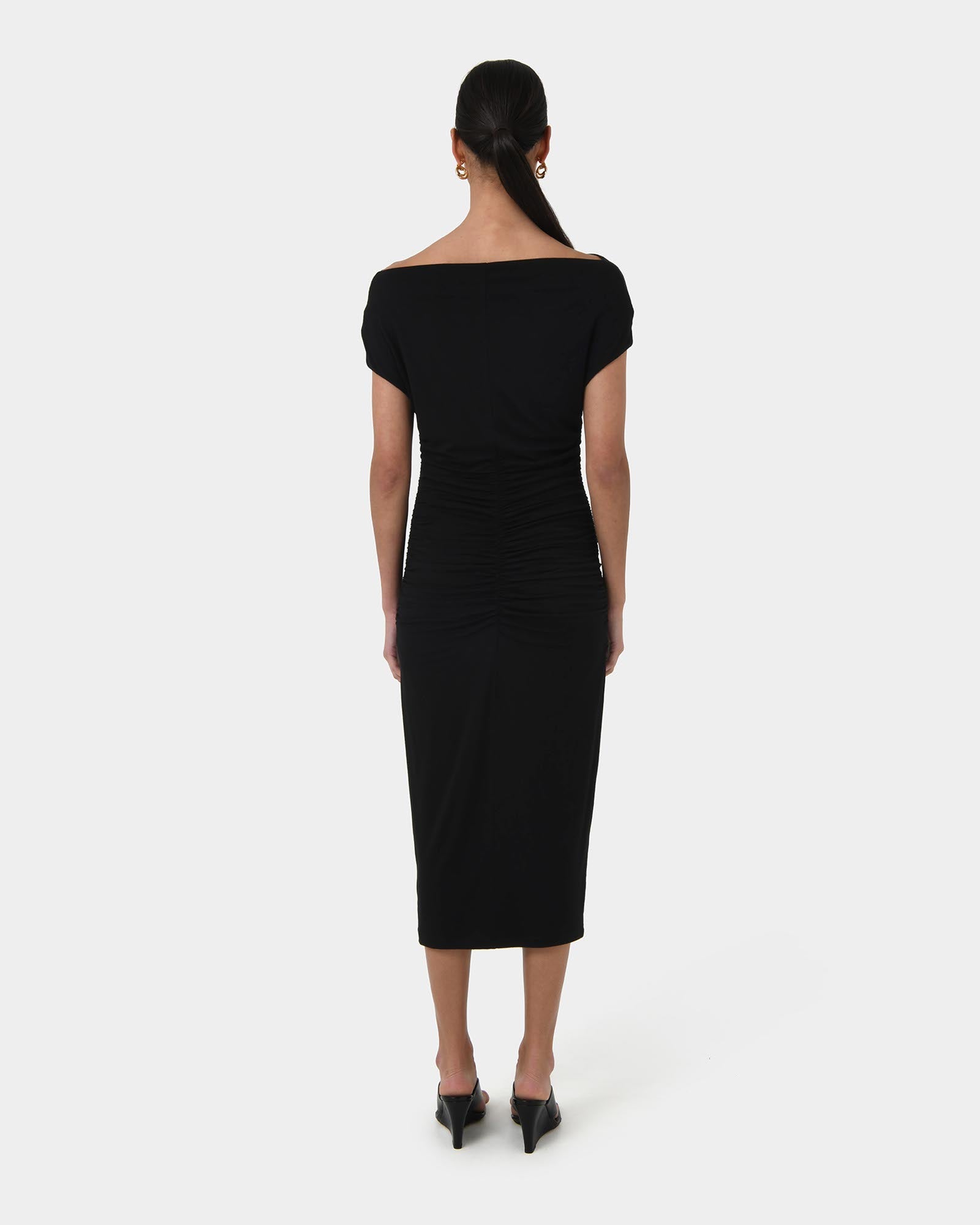 Mia Ruched Jersey Dress