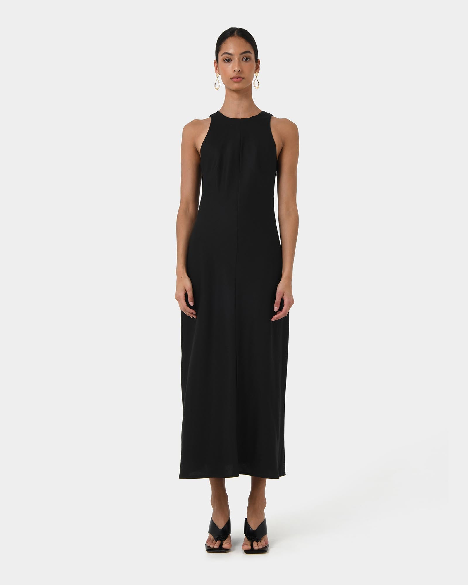 Aiya Bias Midi Dress