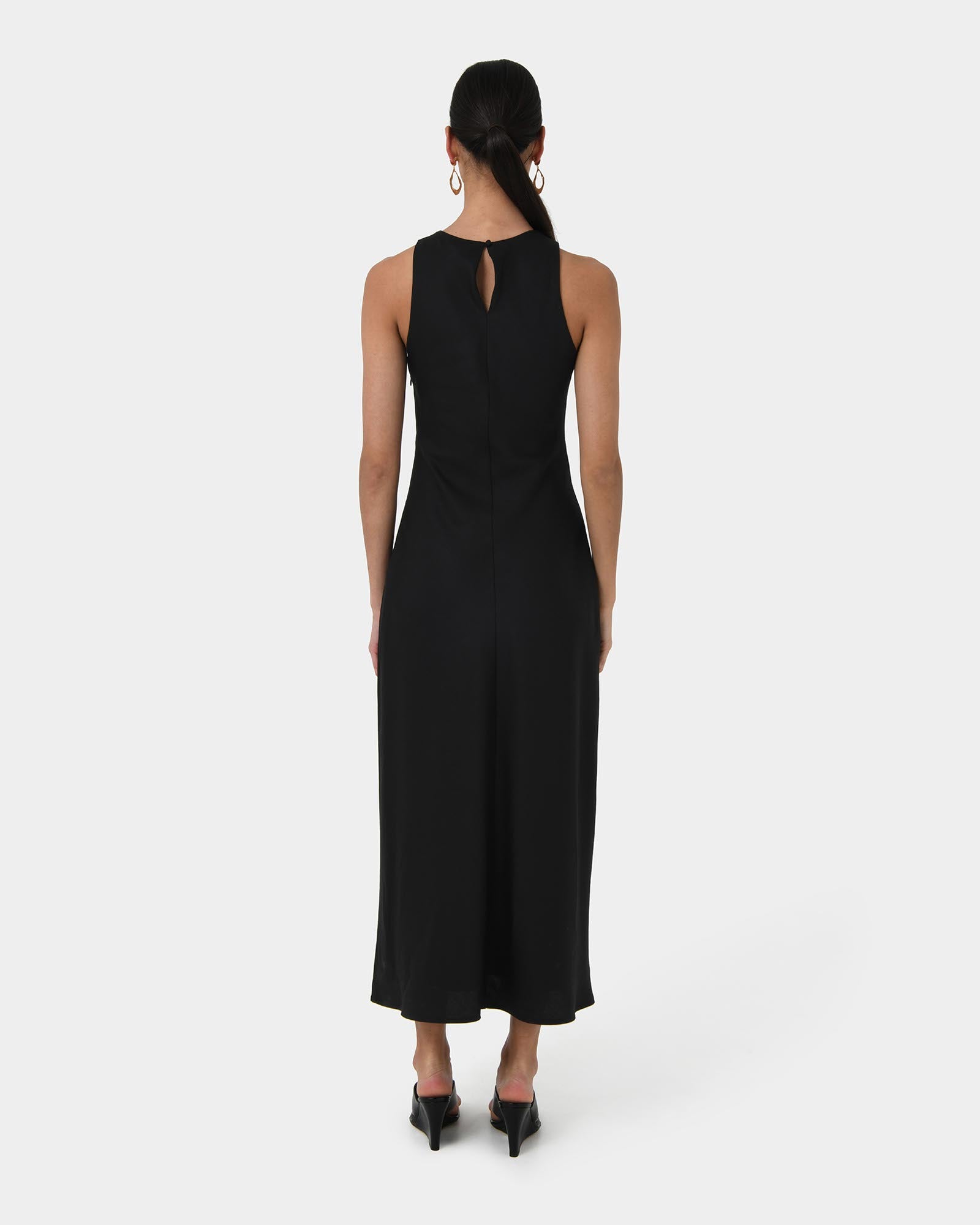 Aiya Bias Midi Dress