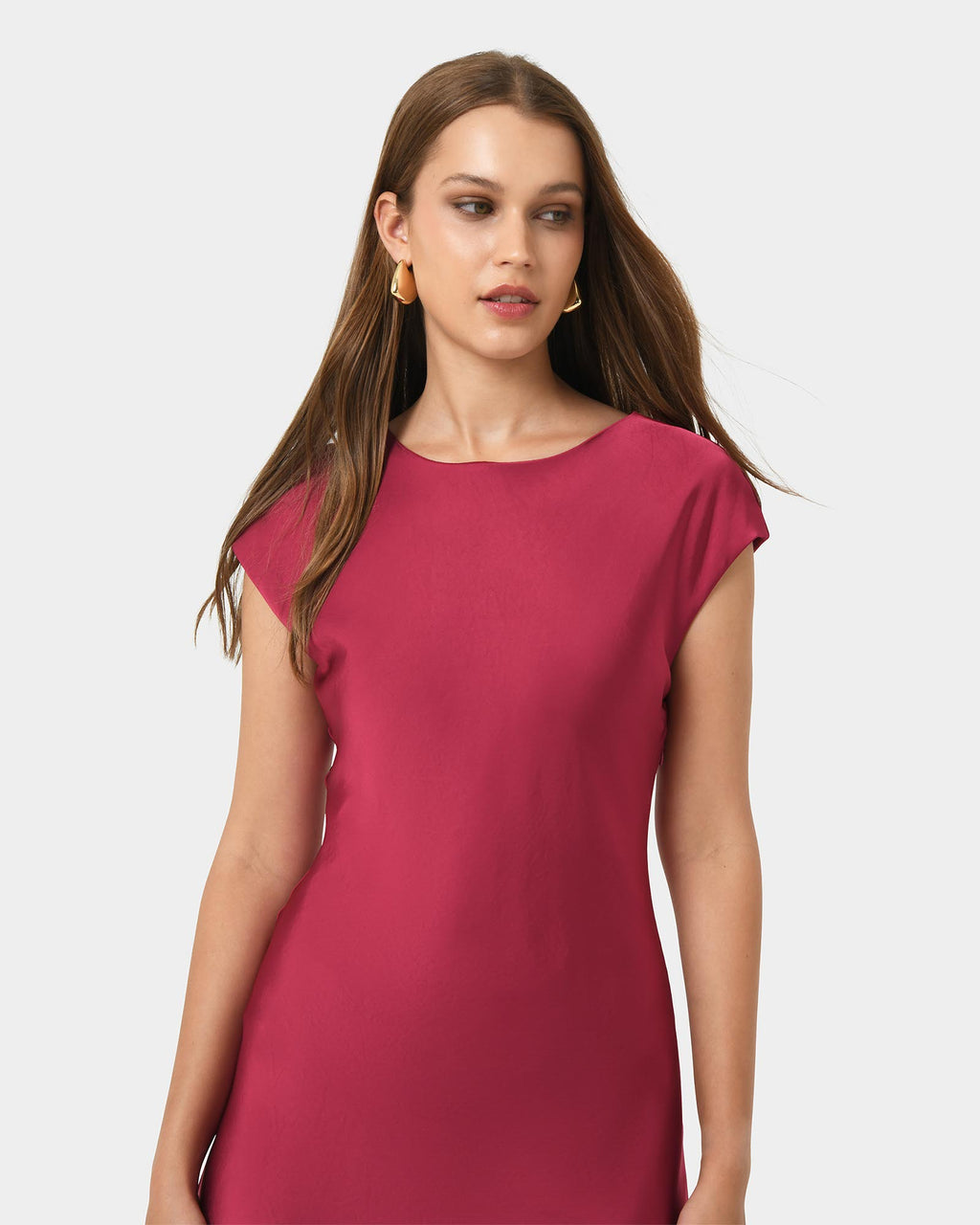 Dulce Satin Midi Dress