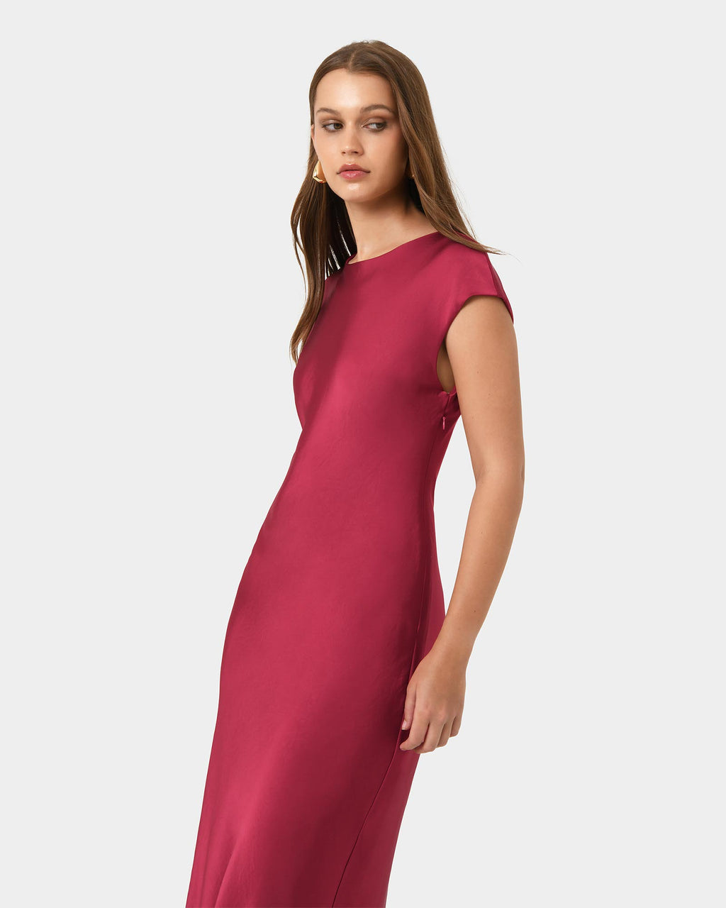 Dulce Satin Midi Dress