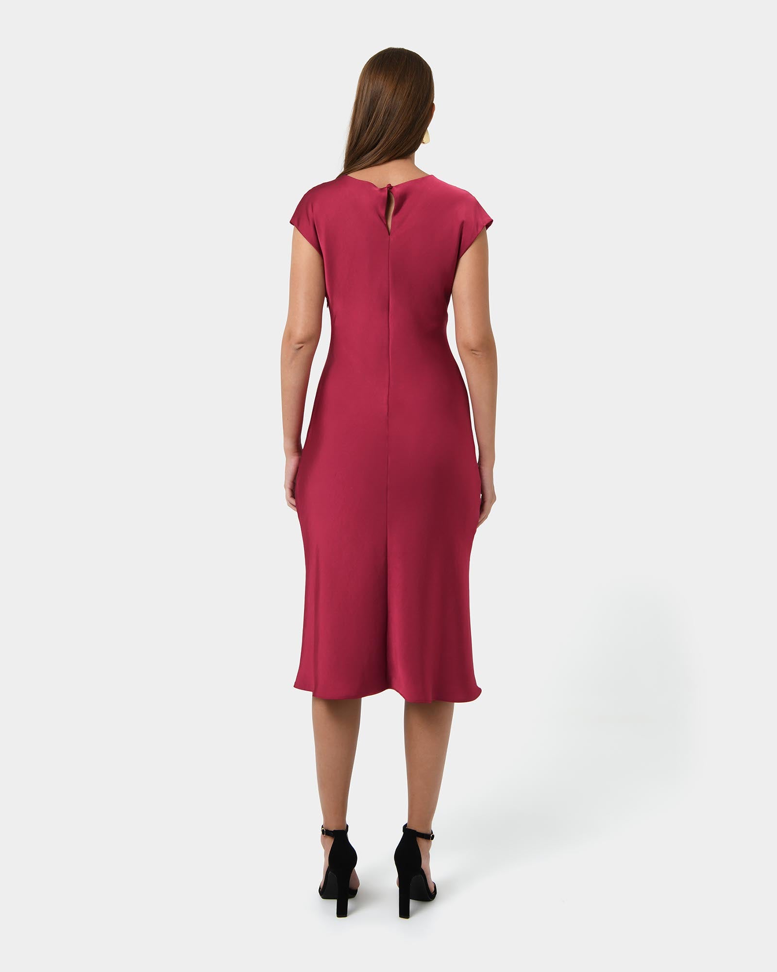 Dulce Satin Midi Dress