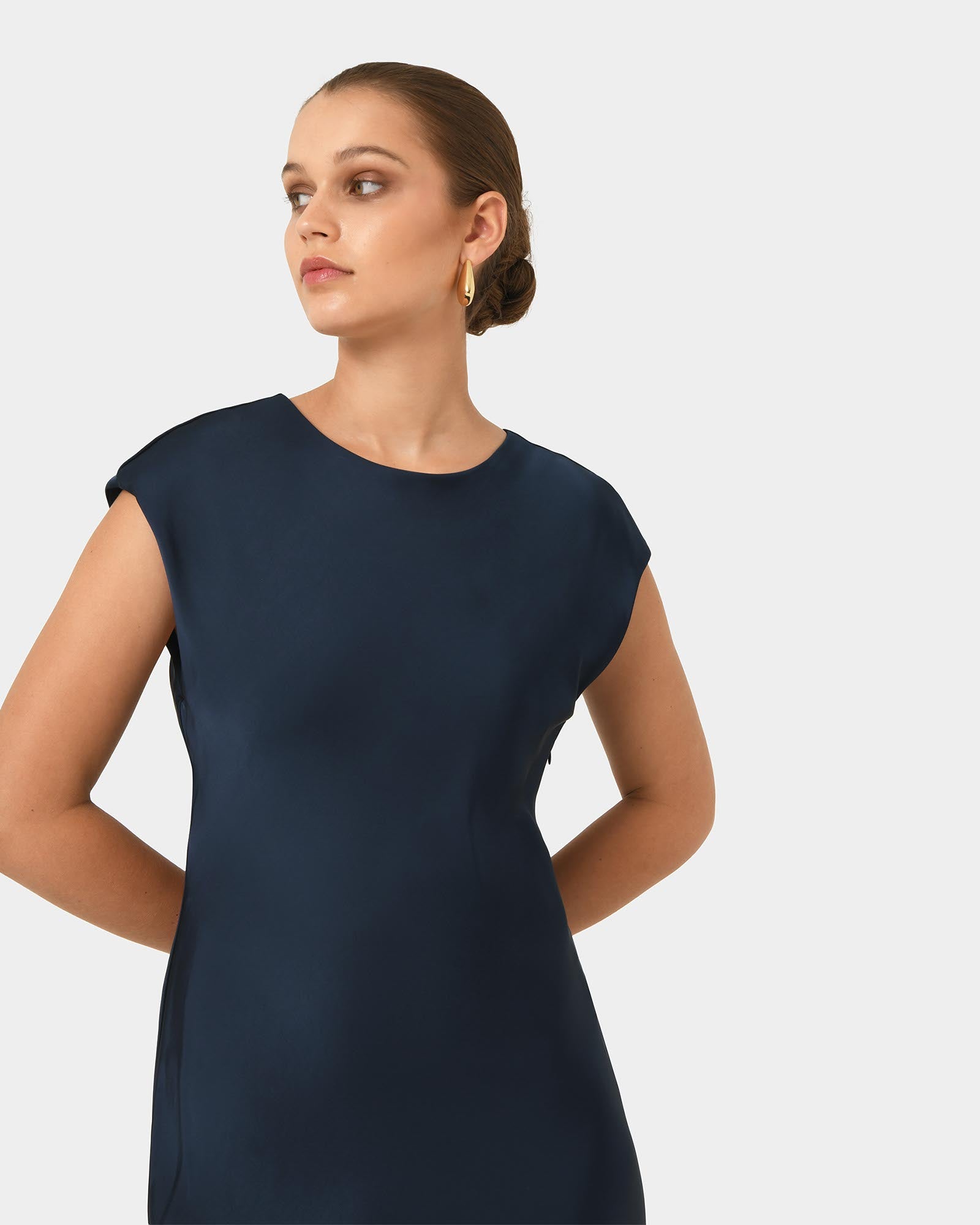 Dulce Satin Midi Dress
