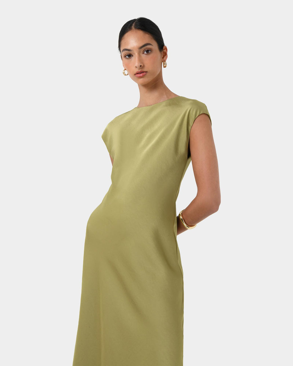 Dulce Satin Midi Dress