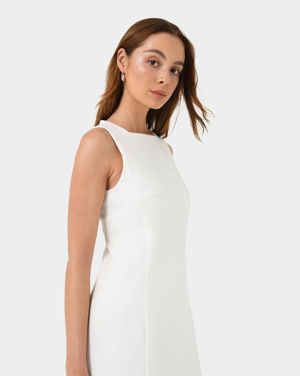 Ava Square Neck Panel Dress