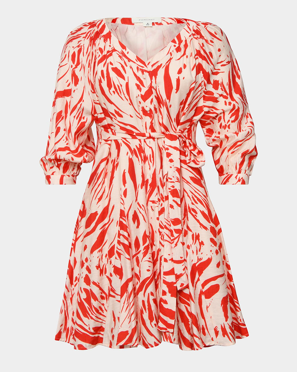 Vienna V-Neck Tie Dress