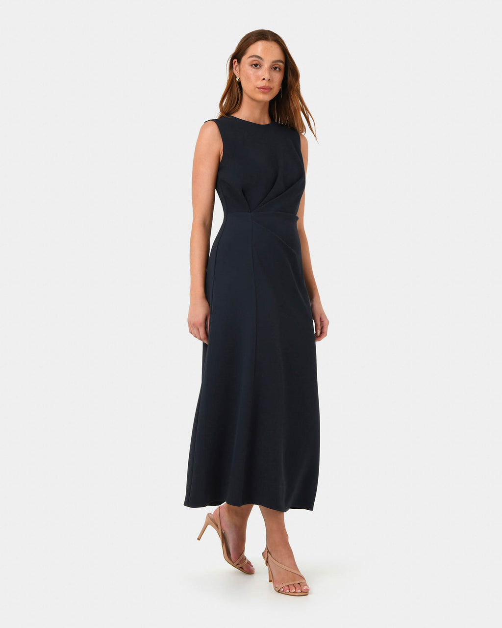 Demi Ruched Midi Dress