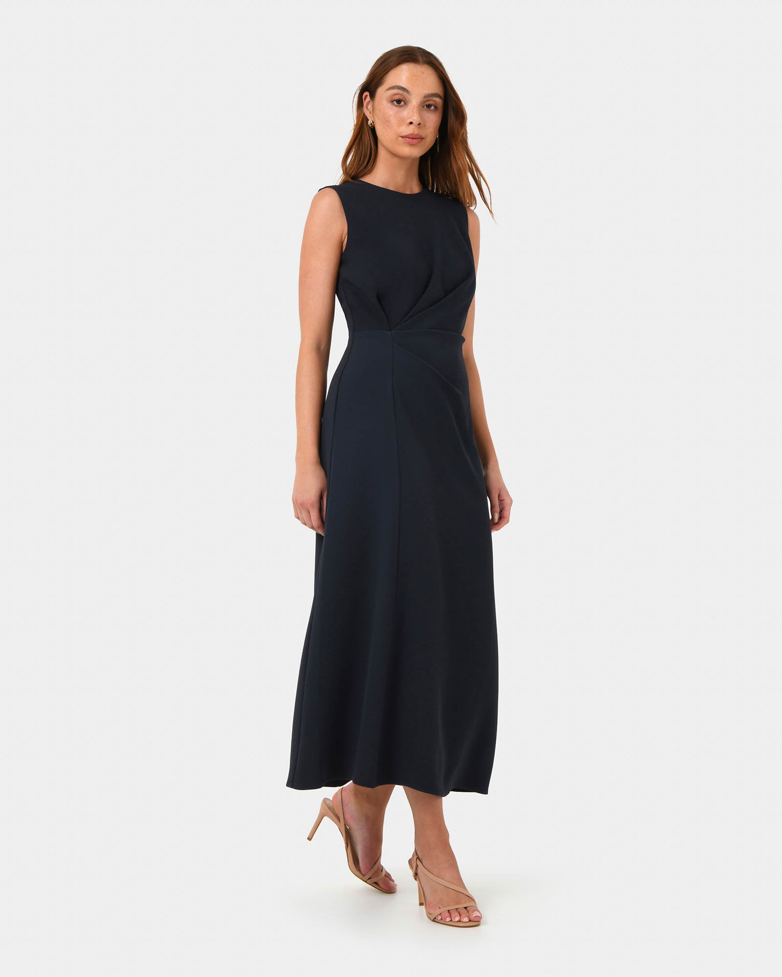 Demi Ruched Midi Dress