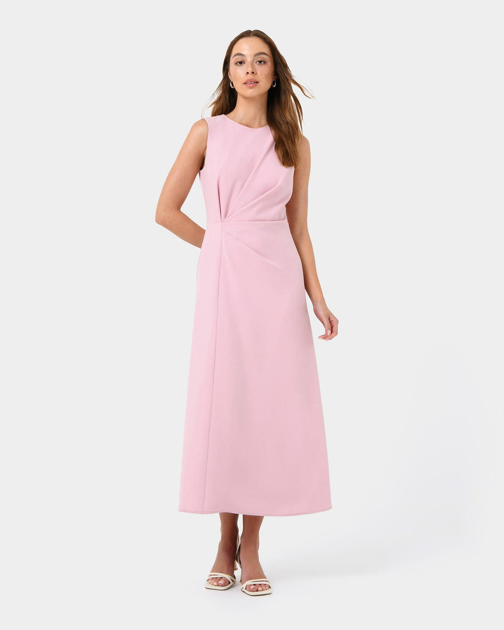 Demi Ruched Midi Dress