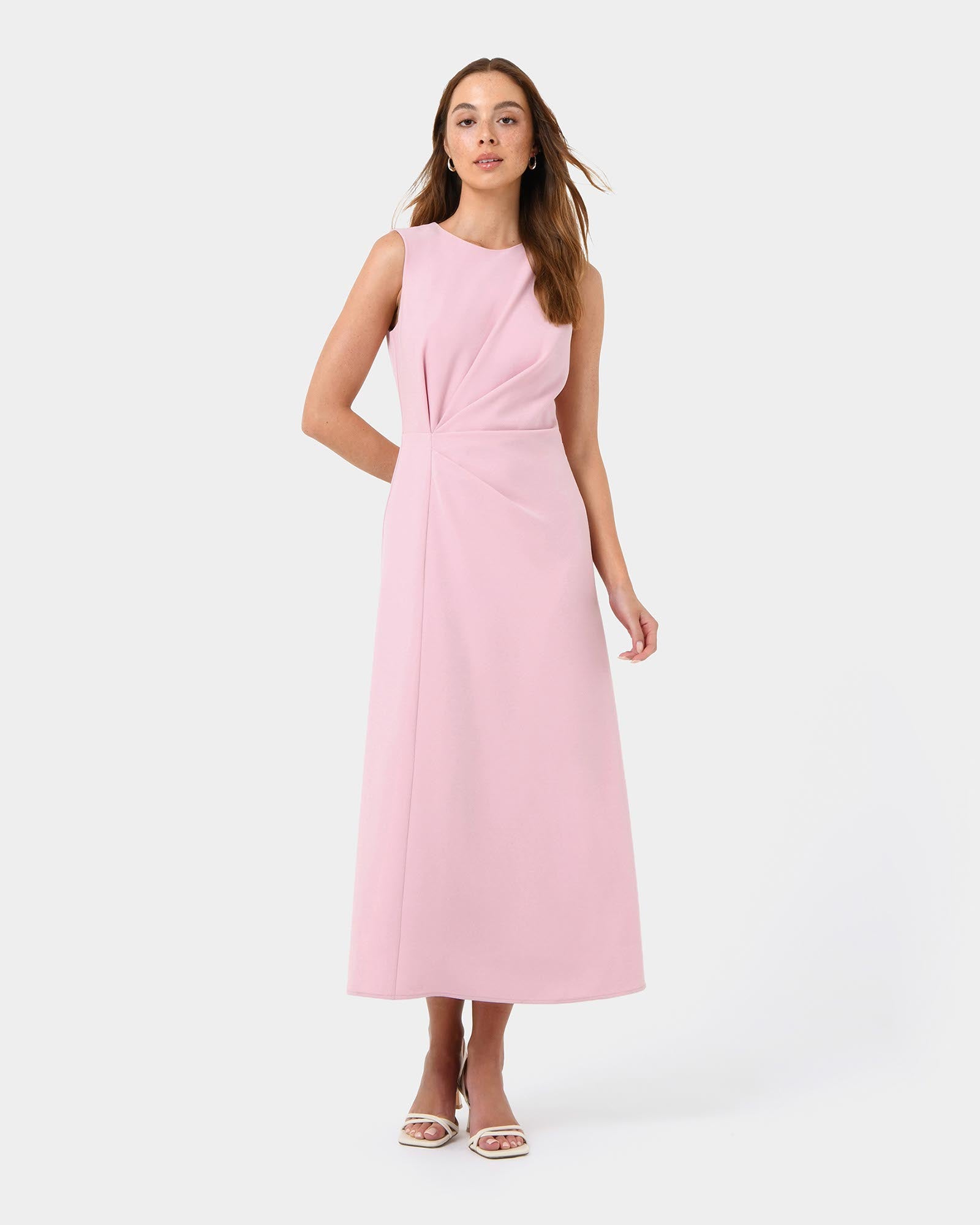 Demi Ruched Midi Dress