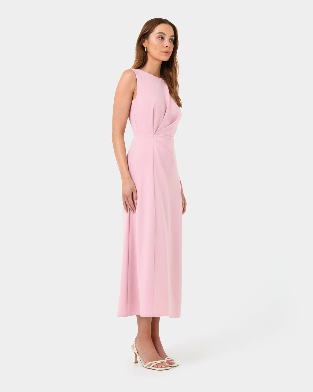 Demi Ruched Midi Dress