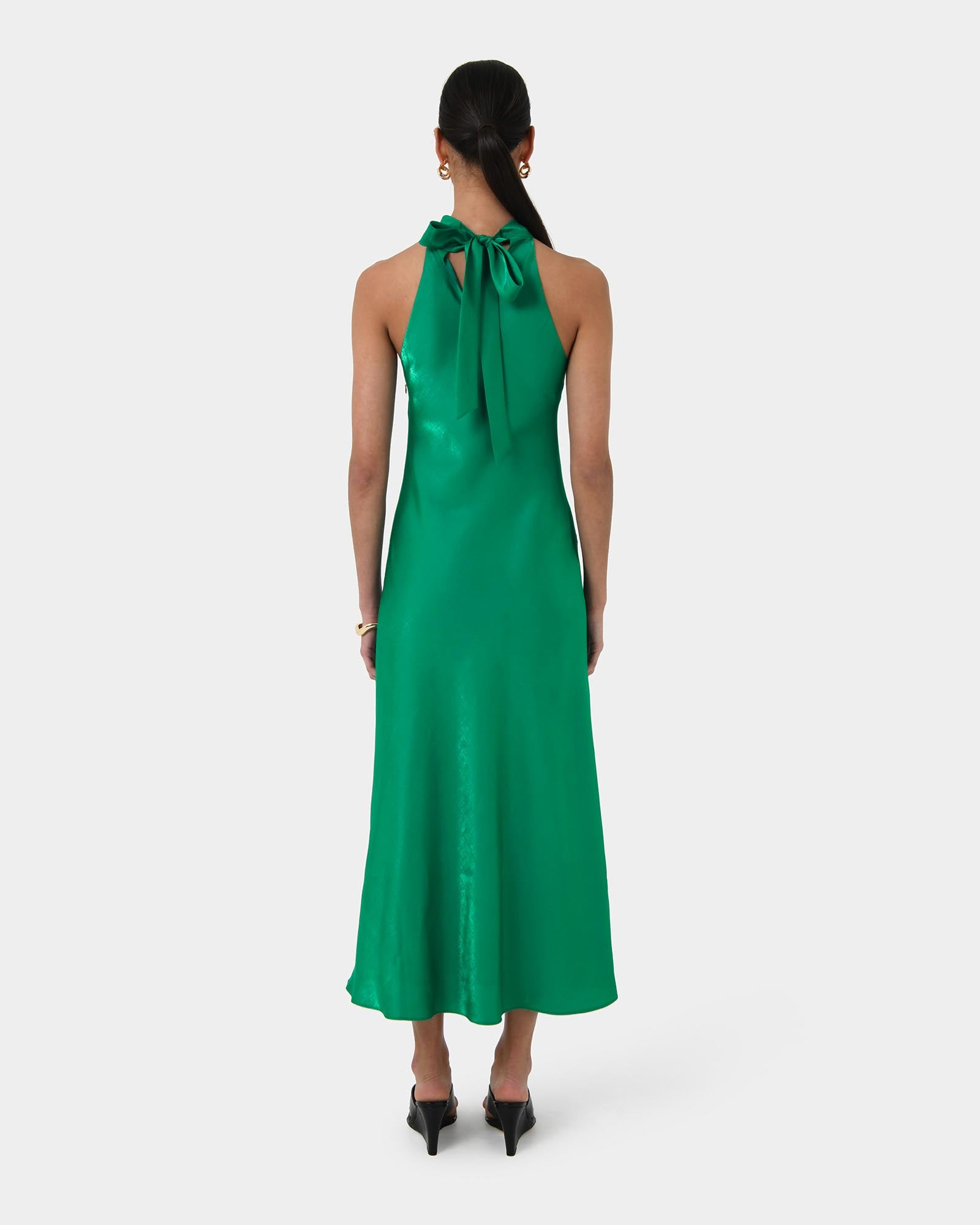 Leana Bias Midi Dress