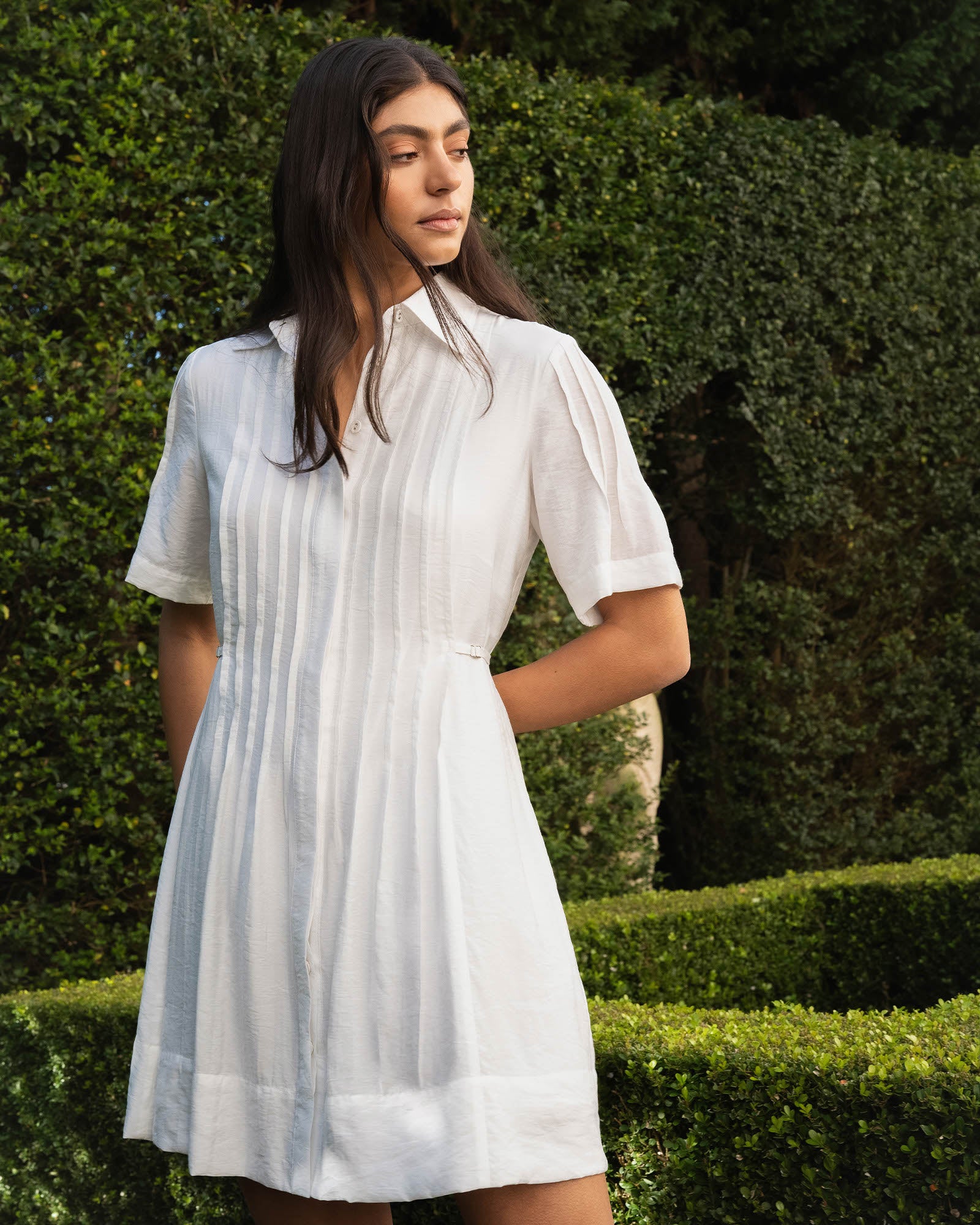 Sunshine Pleated Dress
