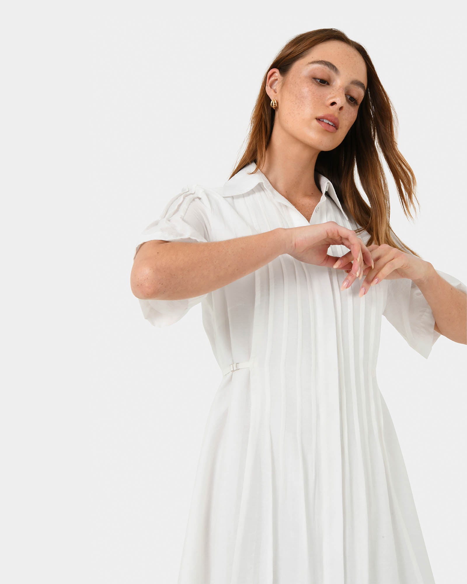 Sunshine Pleated Dress